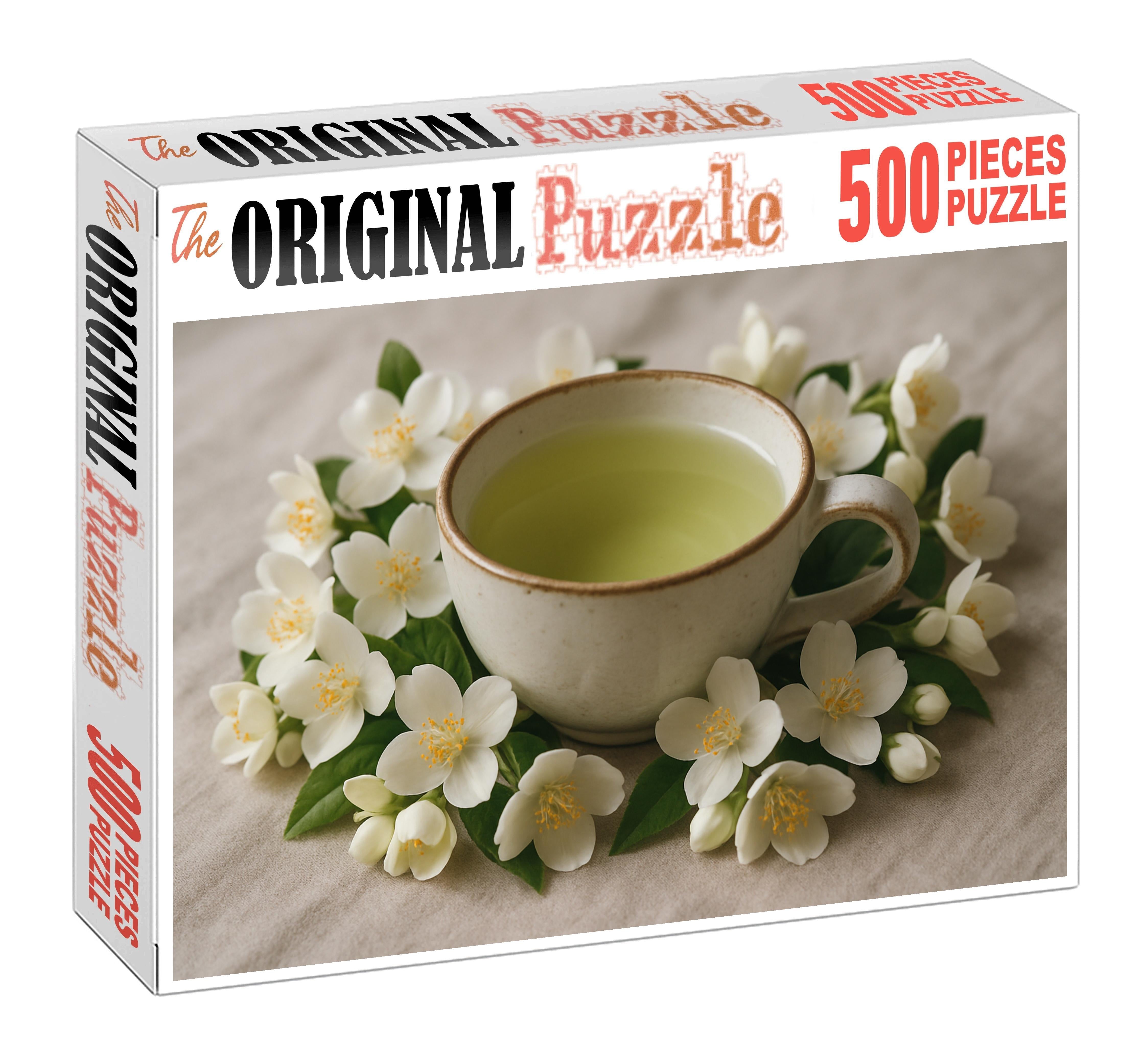 Silken Jasmine Green Tea Unique Puzzle Design