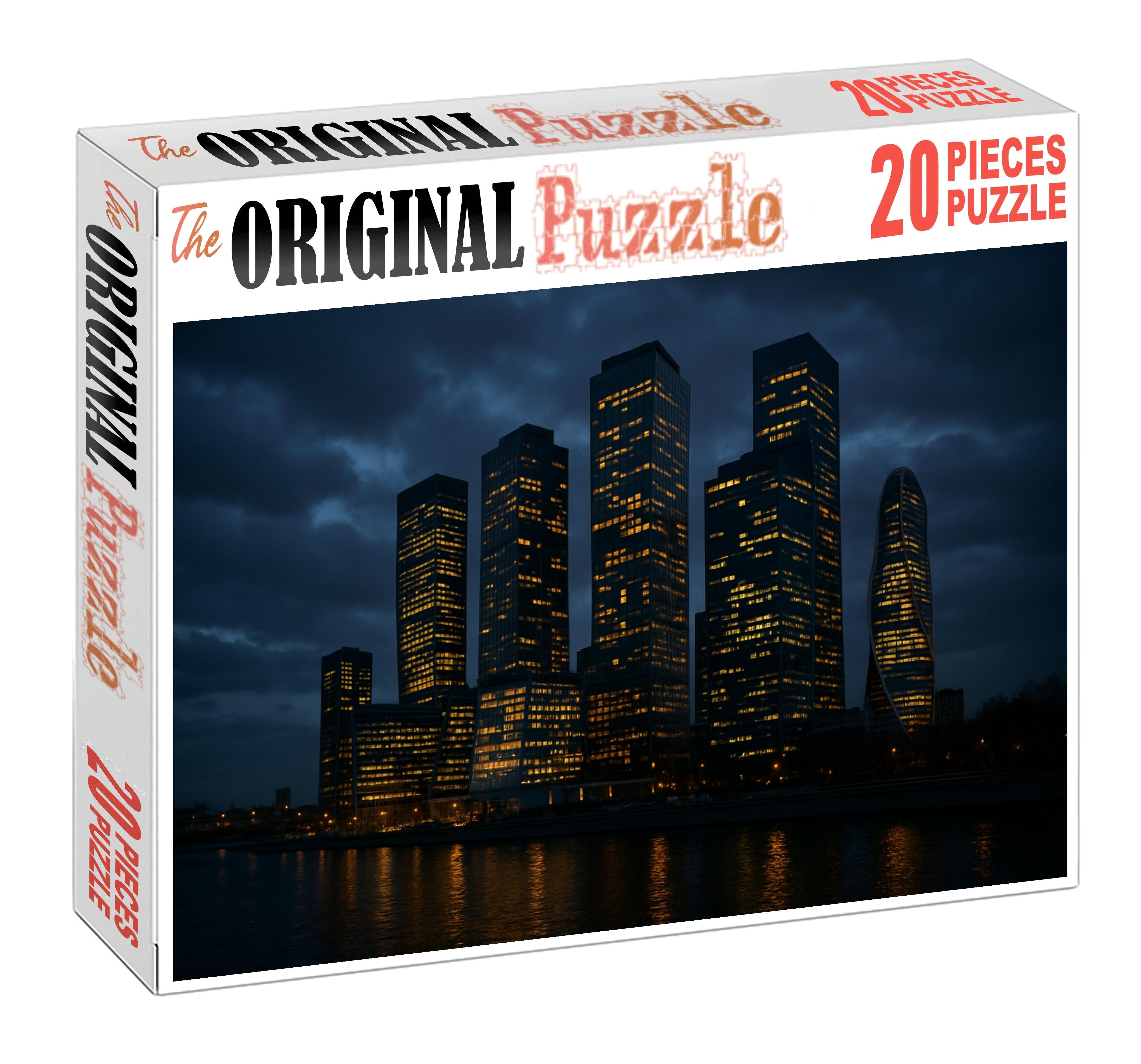 Moscow City Skyline Russia's Vertical Financial Powerhouse 300 Piece Puzzle