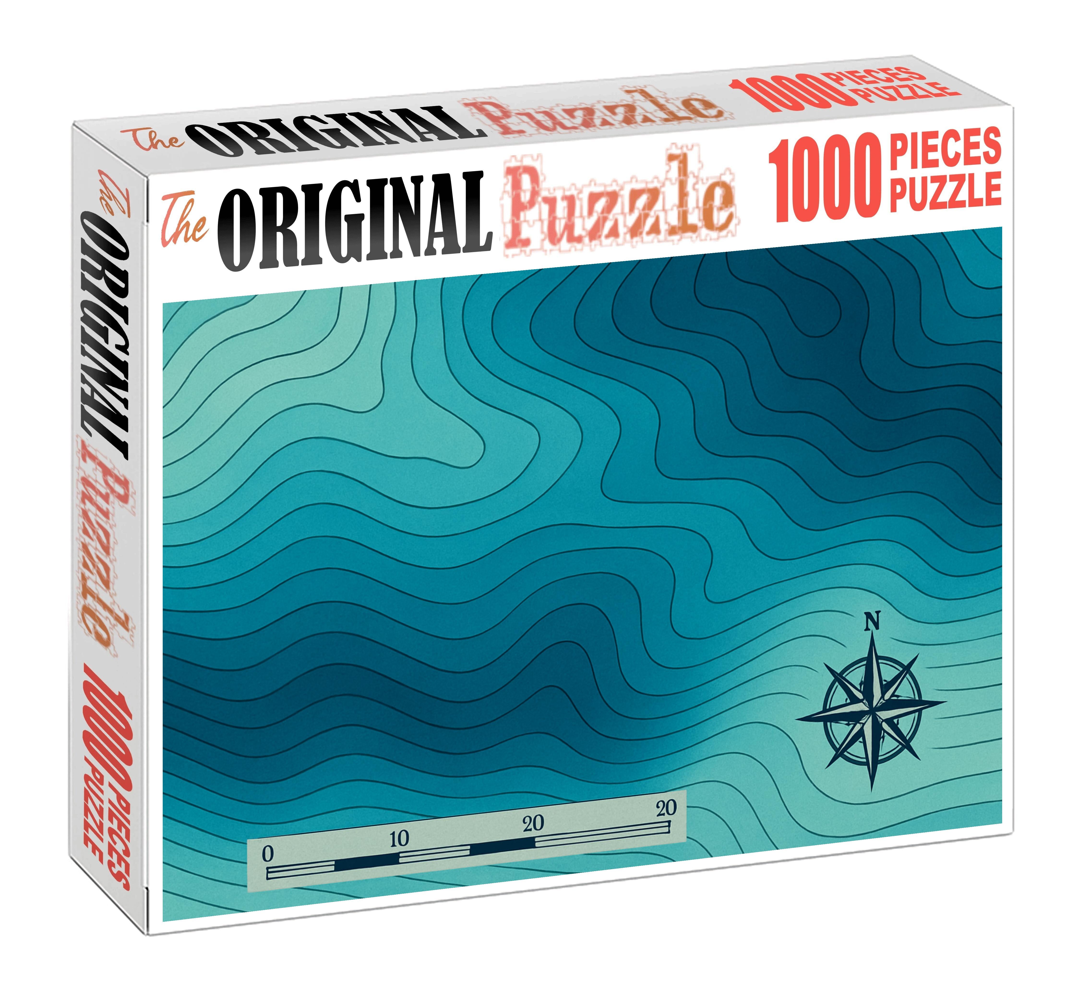 Bathymetric Contour Layering 20 Piece Puzzle