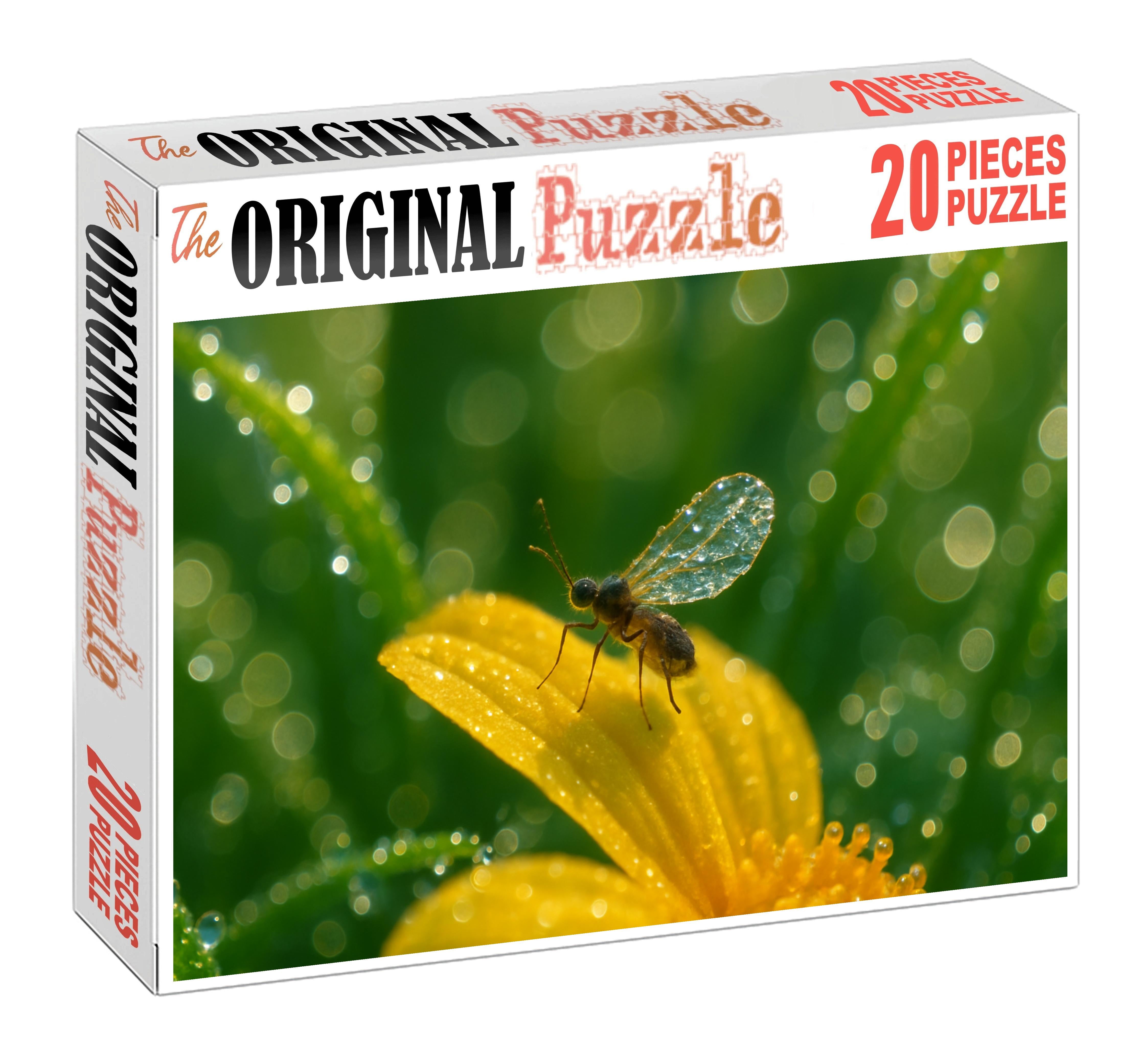 Crystal Featherwing Minute Insect With Transparent Wings Sparkling Like Glass 100 Piece Puzzle