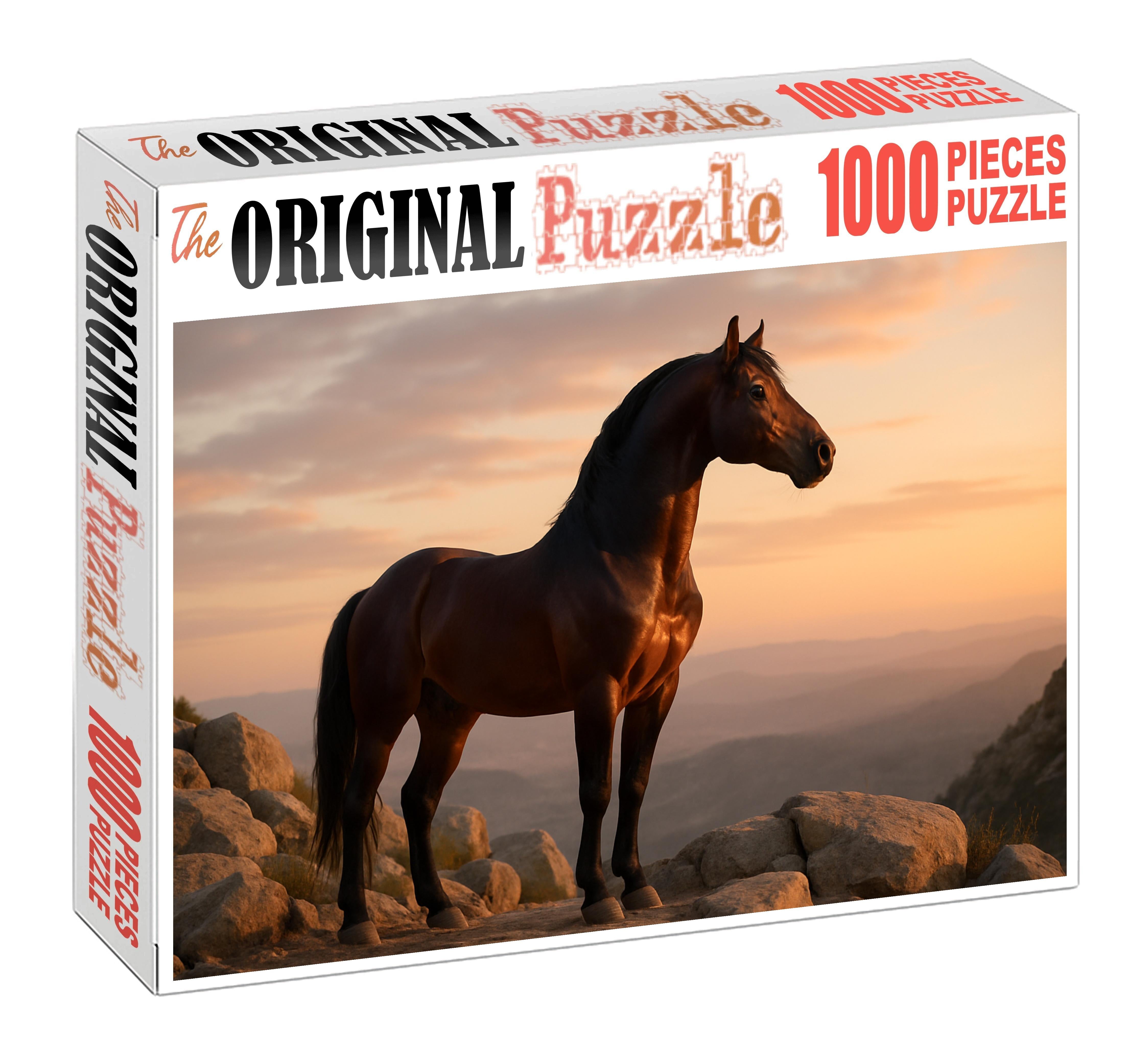 Stormy Ridge Morgan Stallion 1000 Piece Puzzle