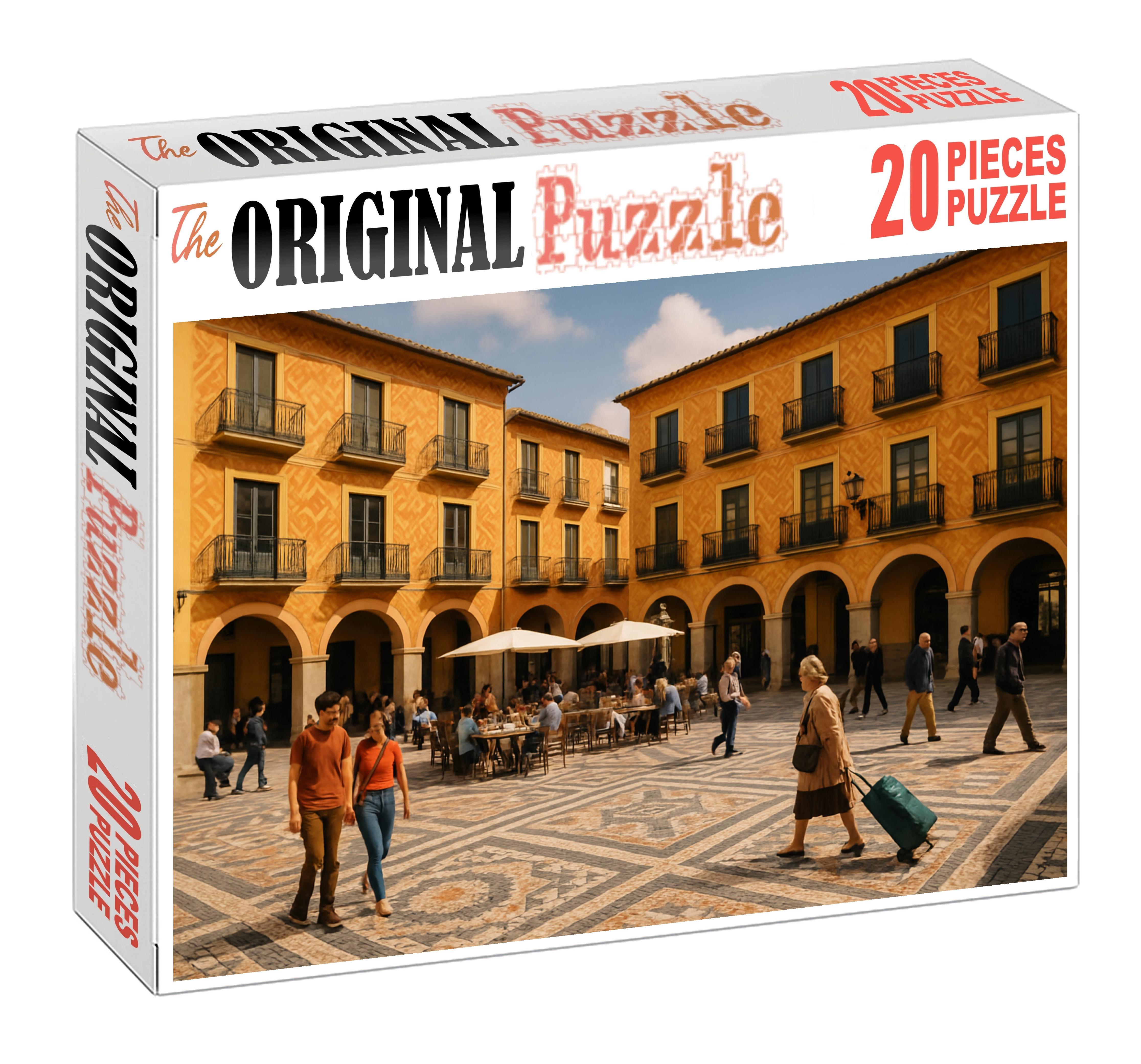 Saffron Square Puzzle For Kids