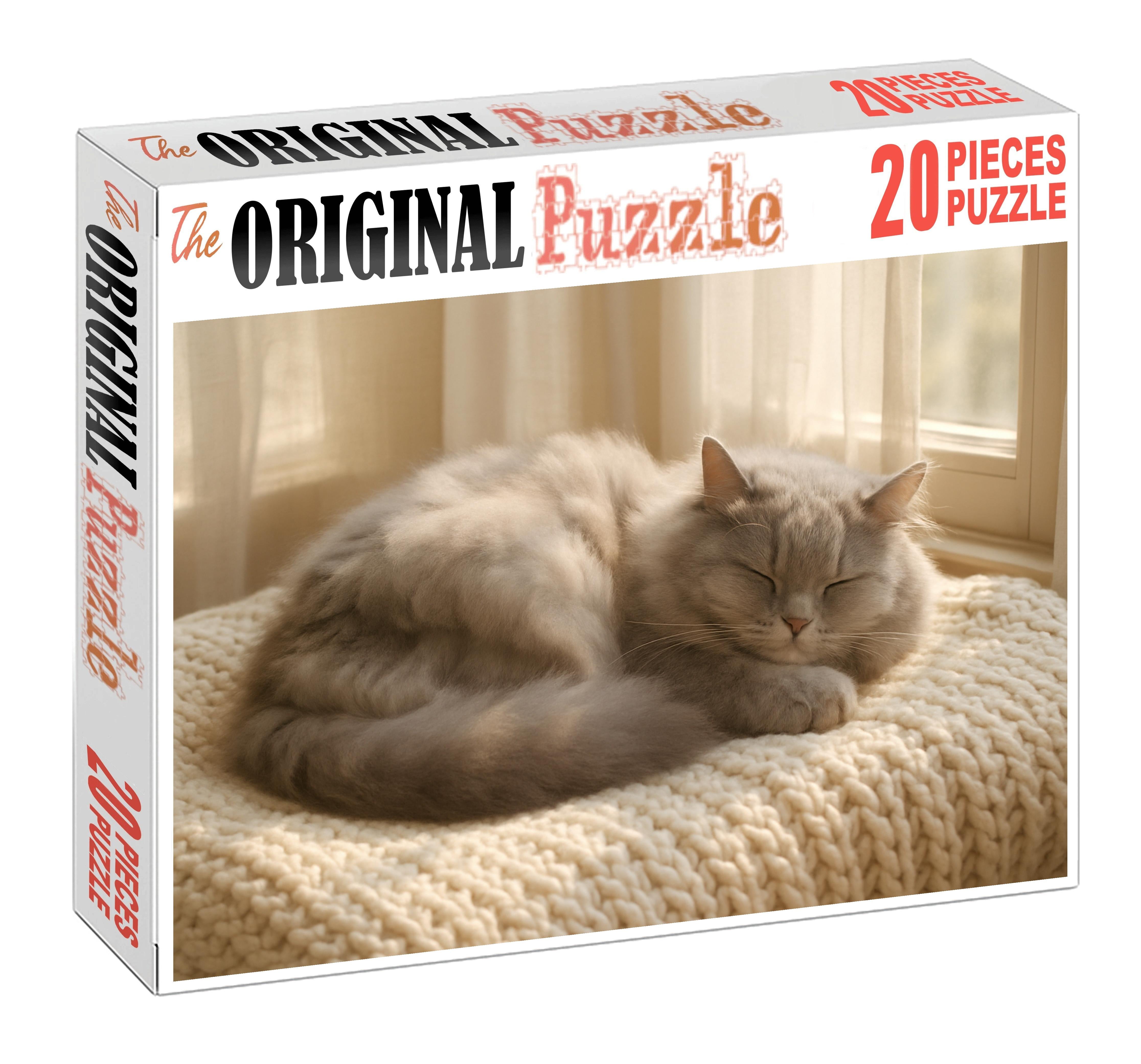 Cloud Mist Soft Gray Plush Toy Dog With Calm Temperament Puzzle Collection