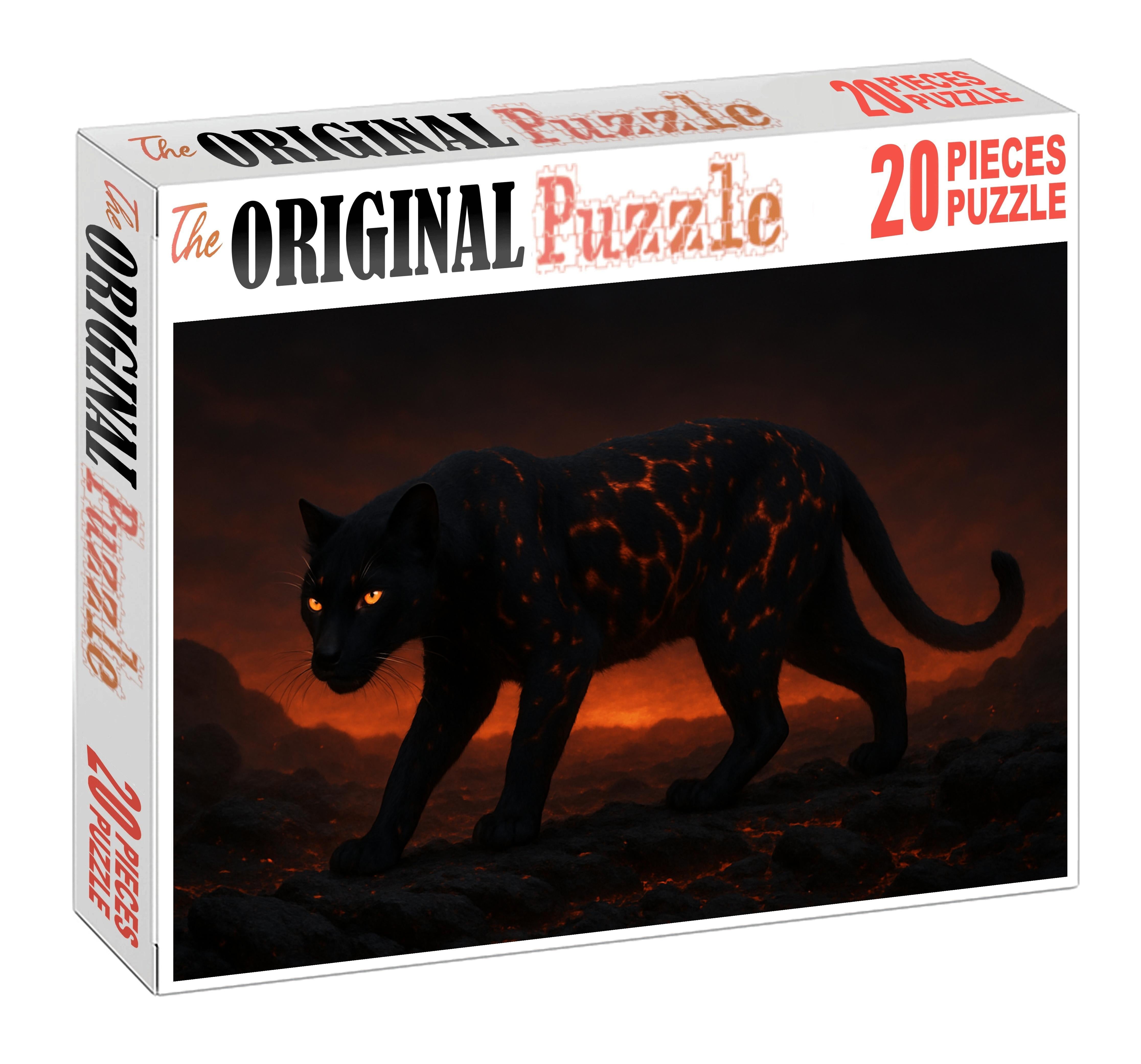 Gilded Ember Lynx 50 Piece Puzzle