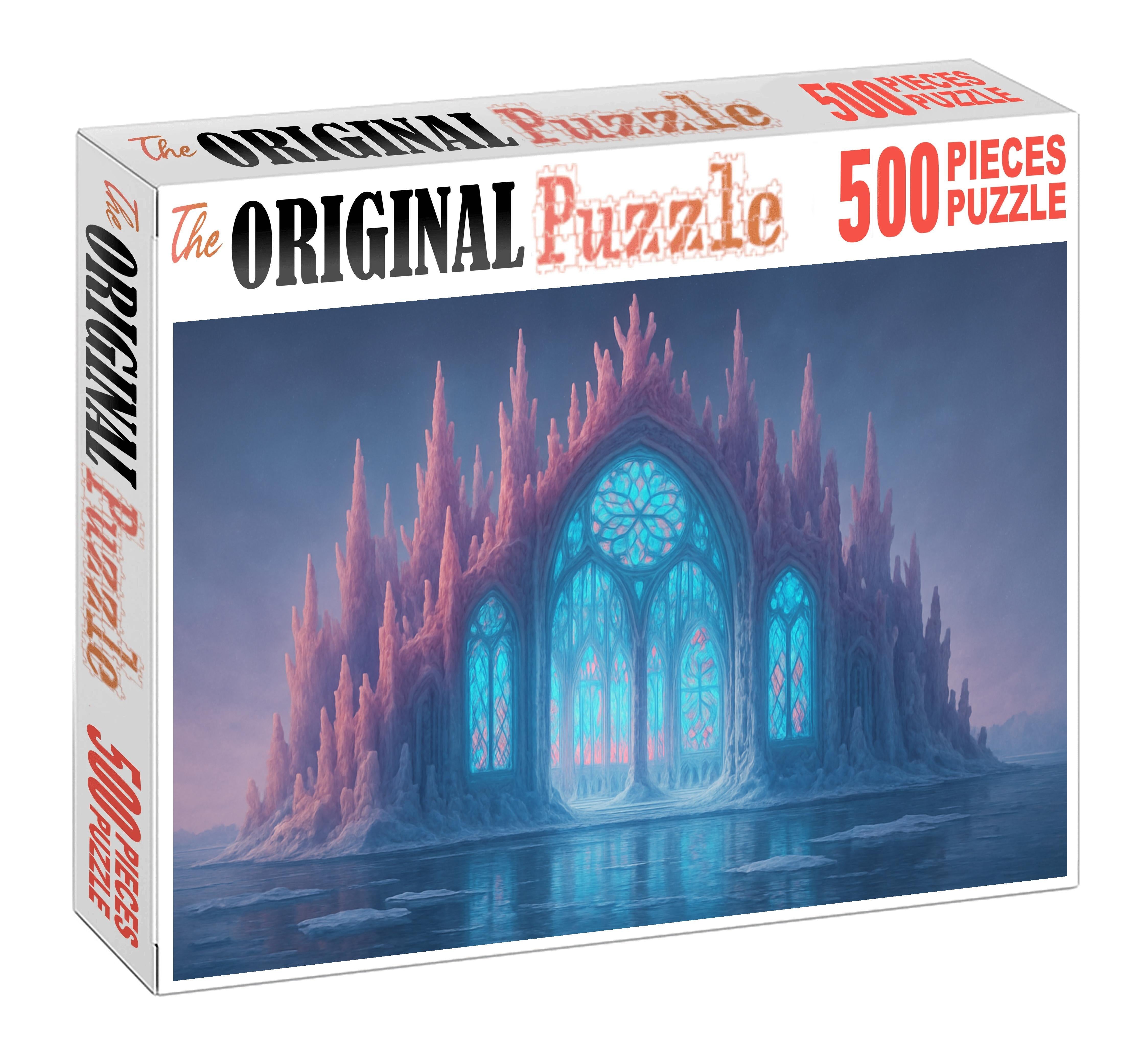 The Coral Cathedral Of Frozen Tides Large Format Puzzle