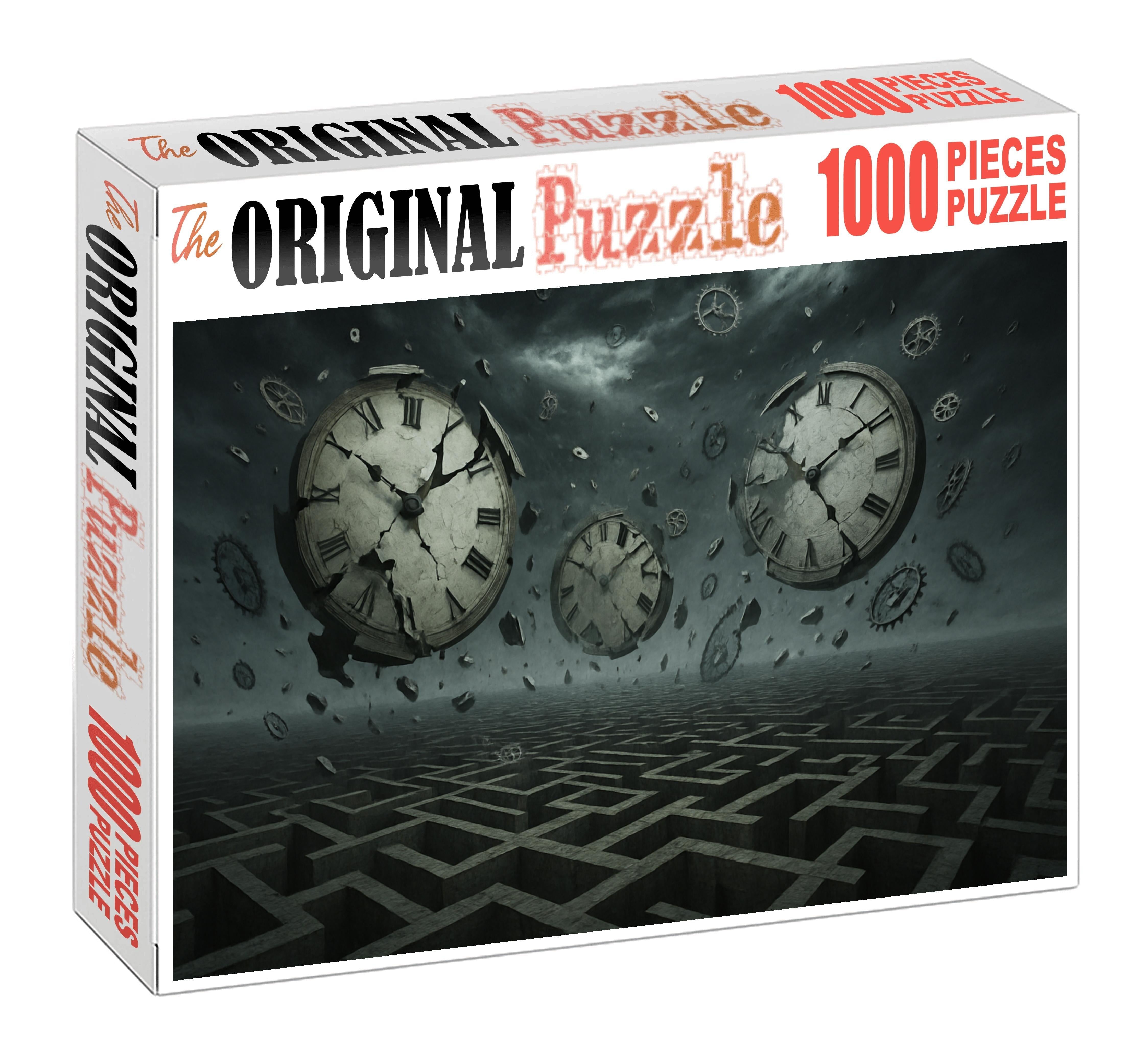 The Clockmaker's Labyrinth Of Shattered Seconds 300 Piece Puzzle