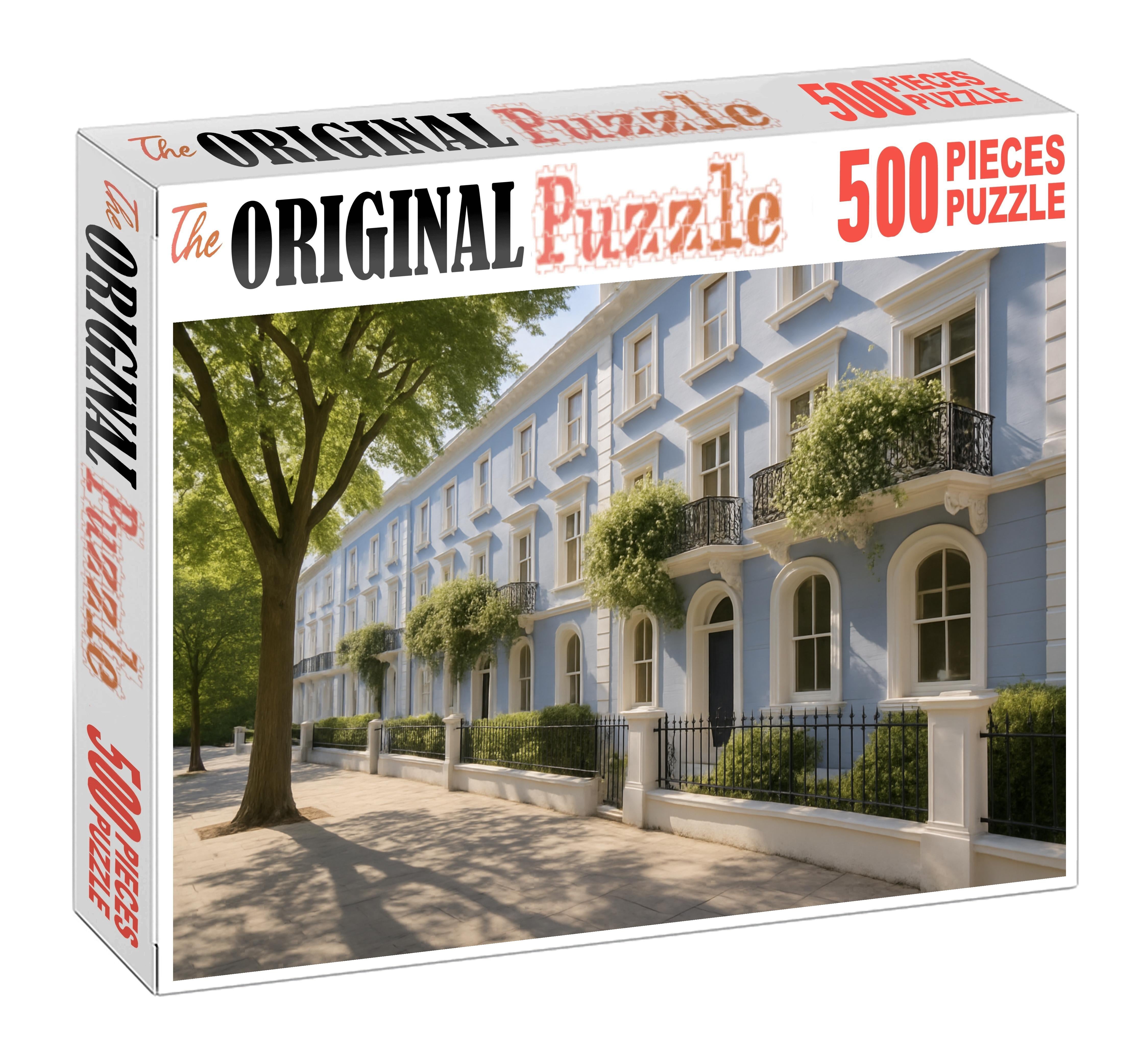 Periwinkle Terrace Custom Jigsaw Puzzle