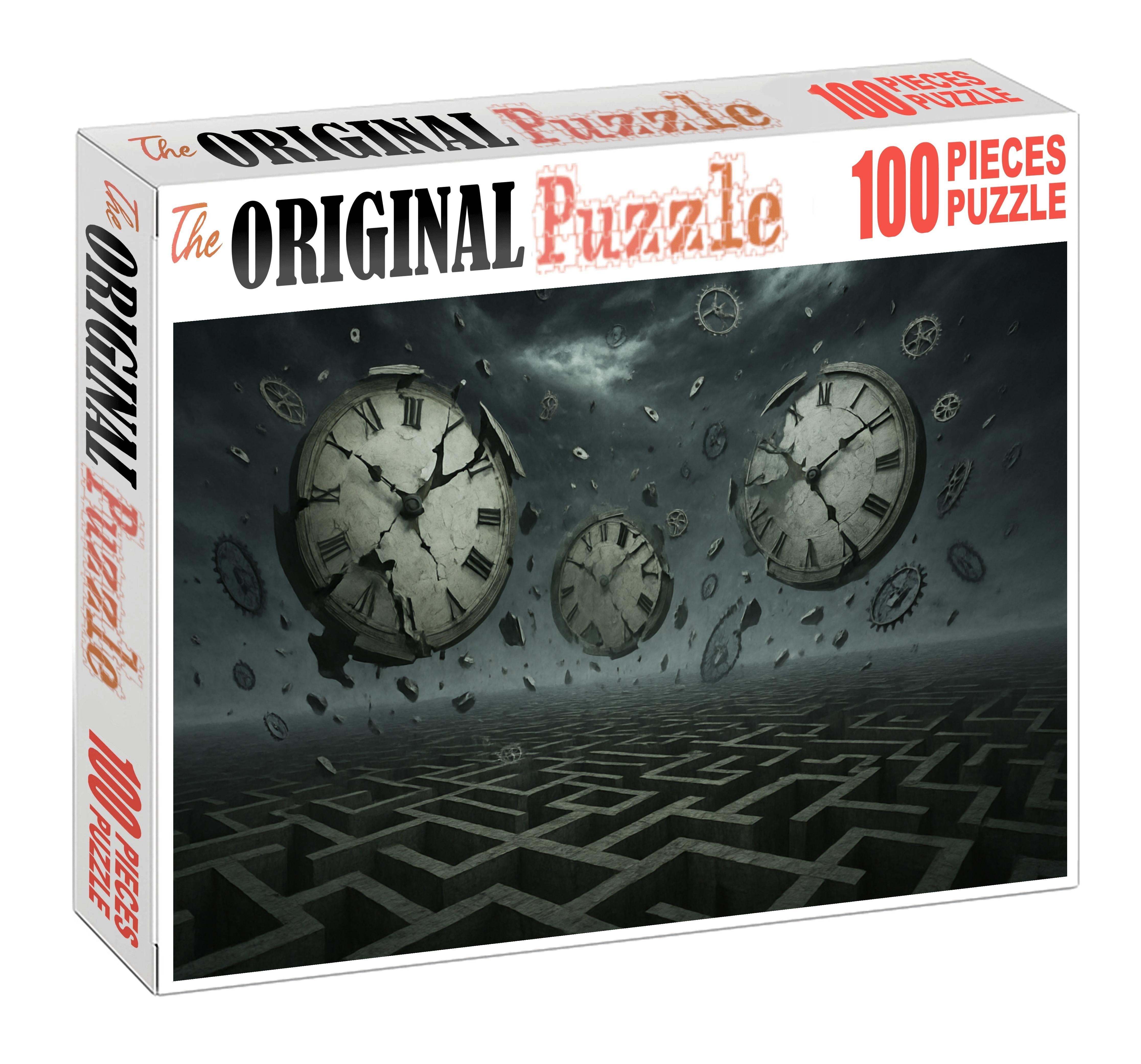 The Clockmaker's Labyrinth Of Shattered Seconds 300 Piece Puzzle