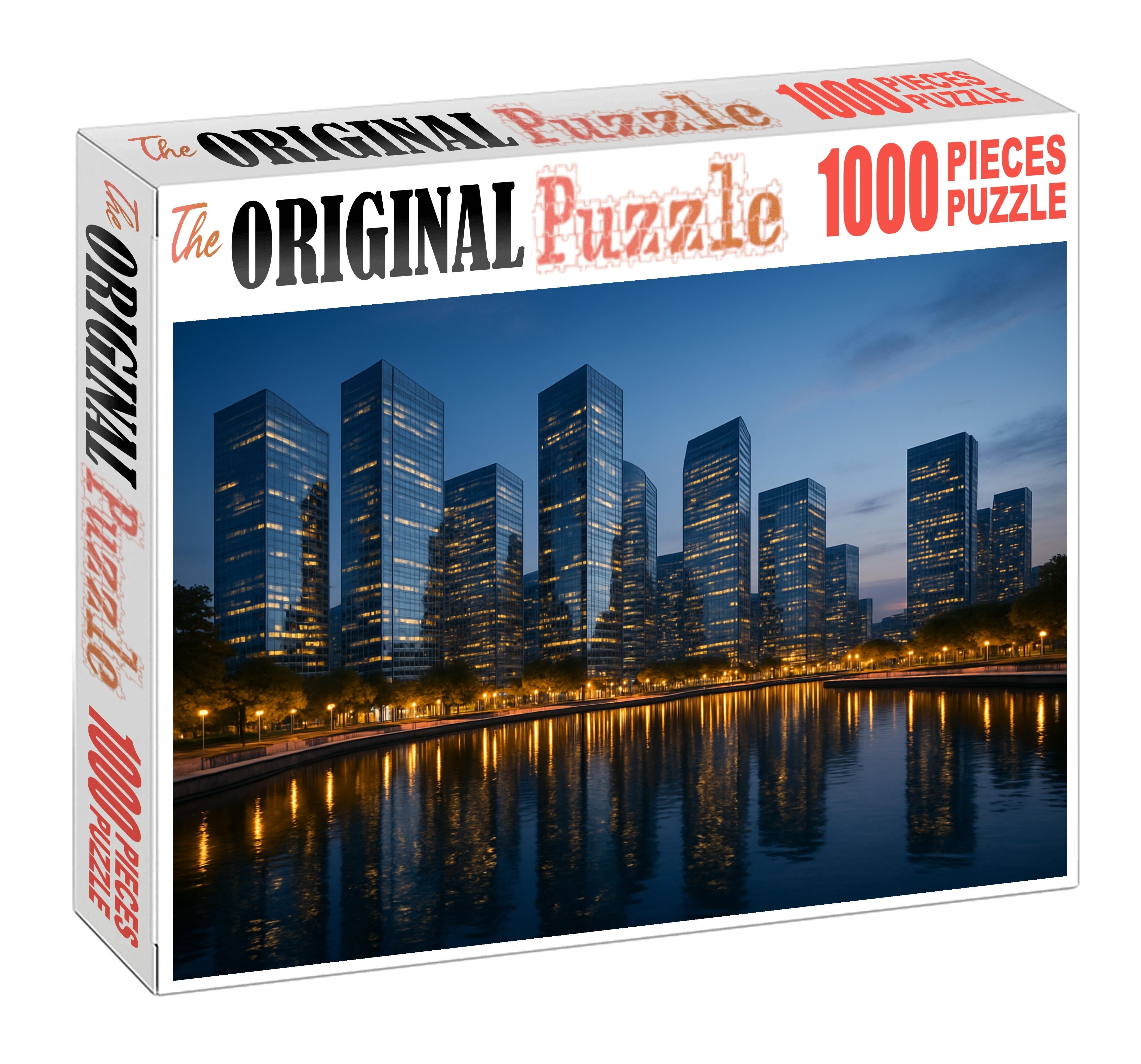 Melbourne Docklands Skyline Australias Innovative Waterfront District With Award-winning Design Puzzle For Kids