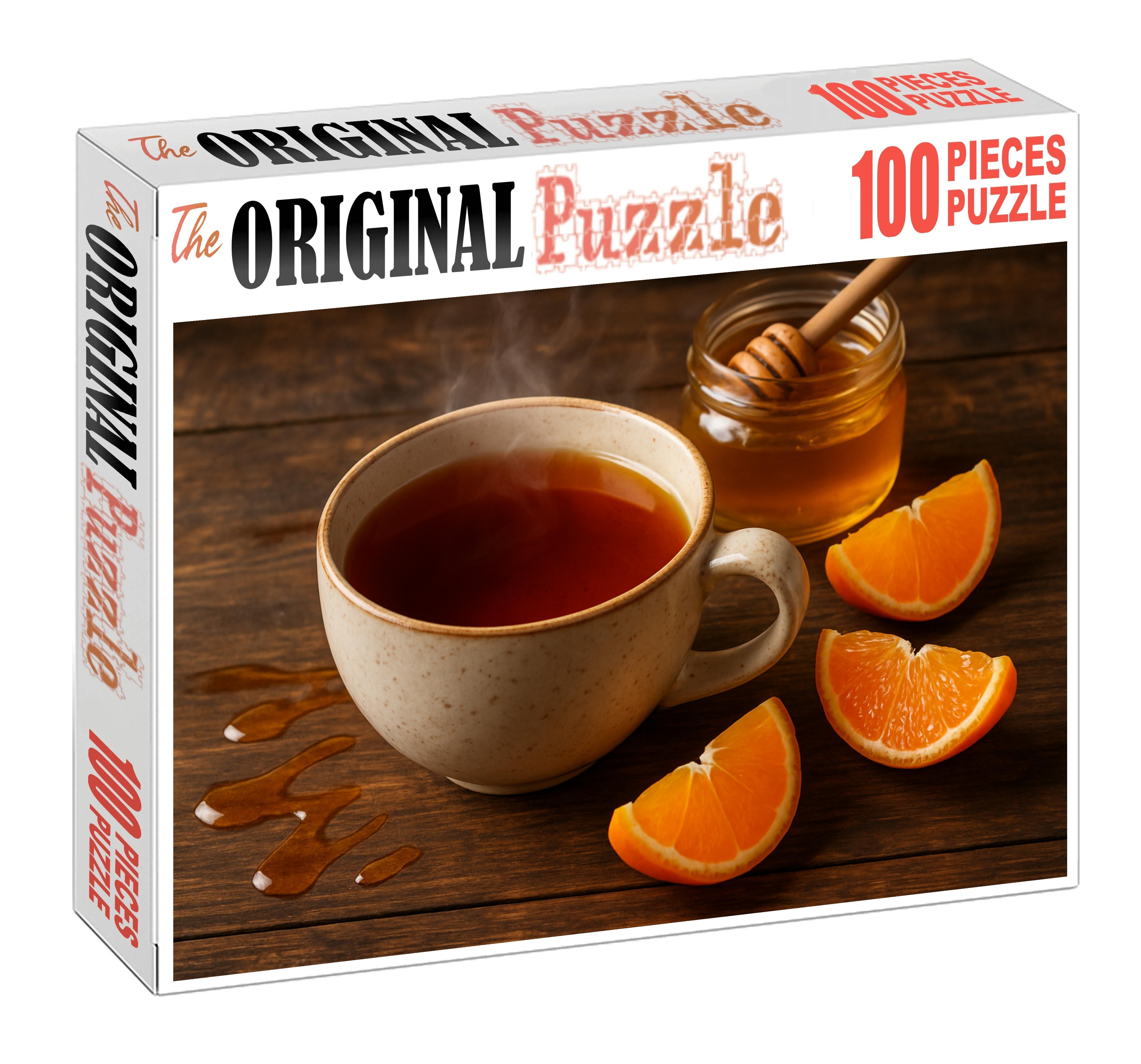 Honey Citrus Black Tea Unique Puzzle Design