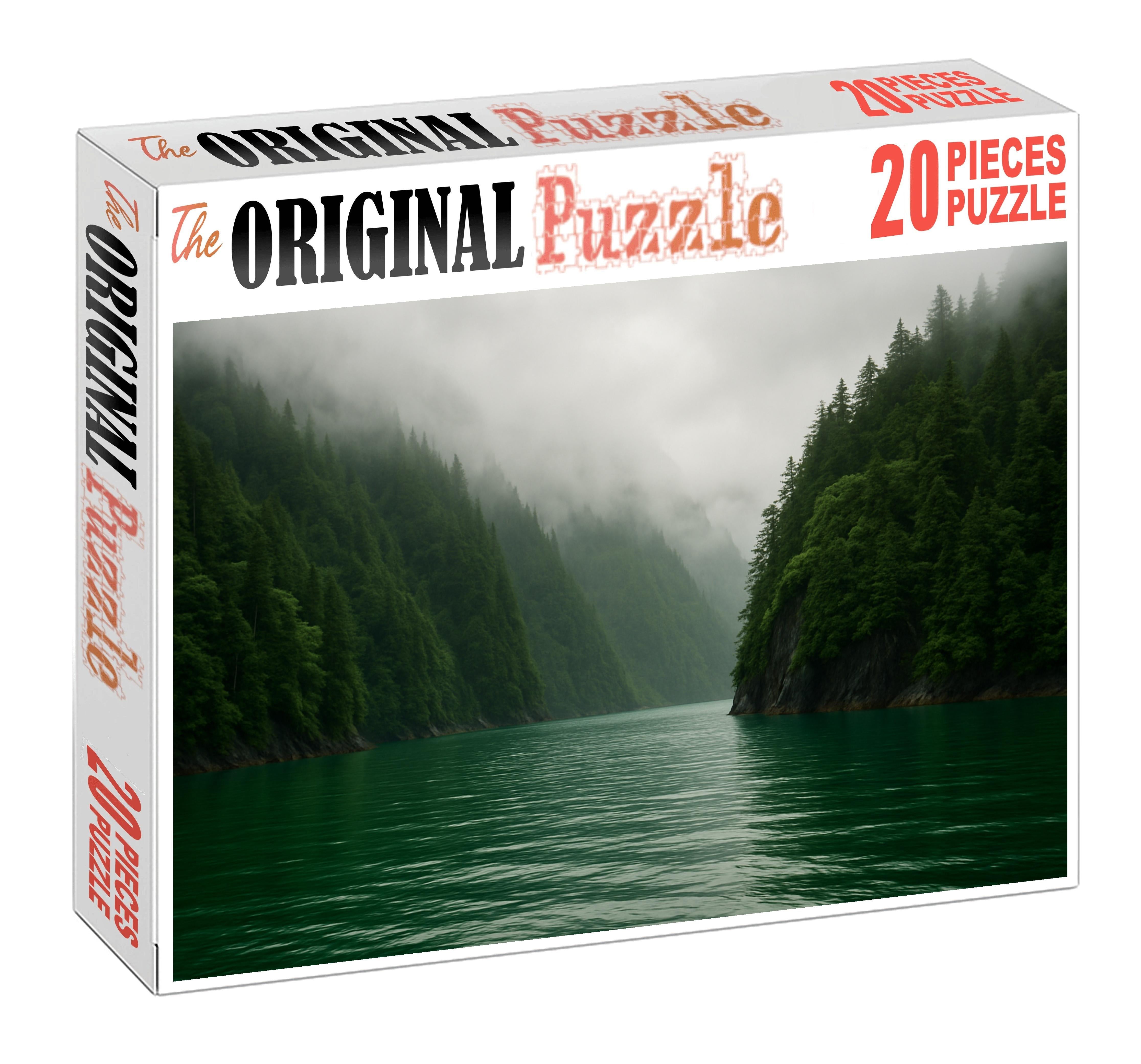 Emerald Fjord Harbor Unique Puzzle Design