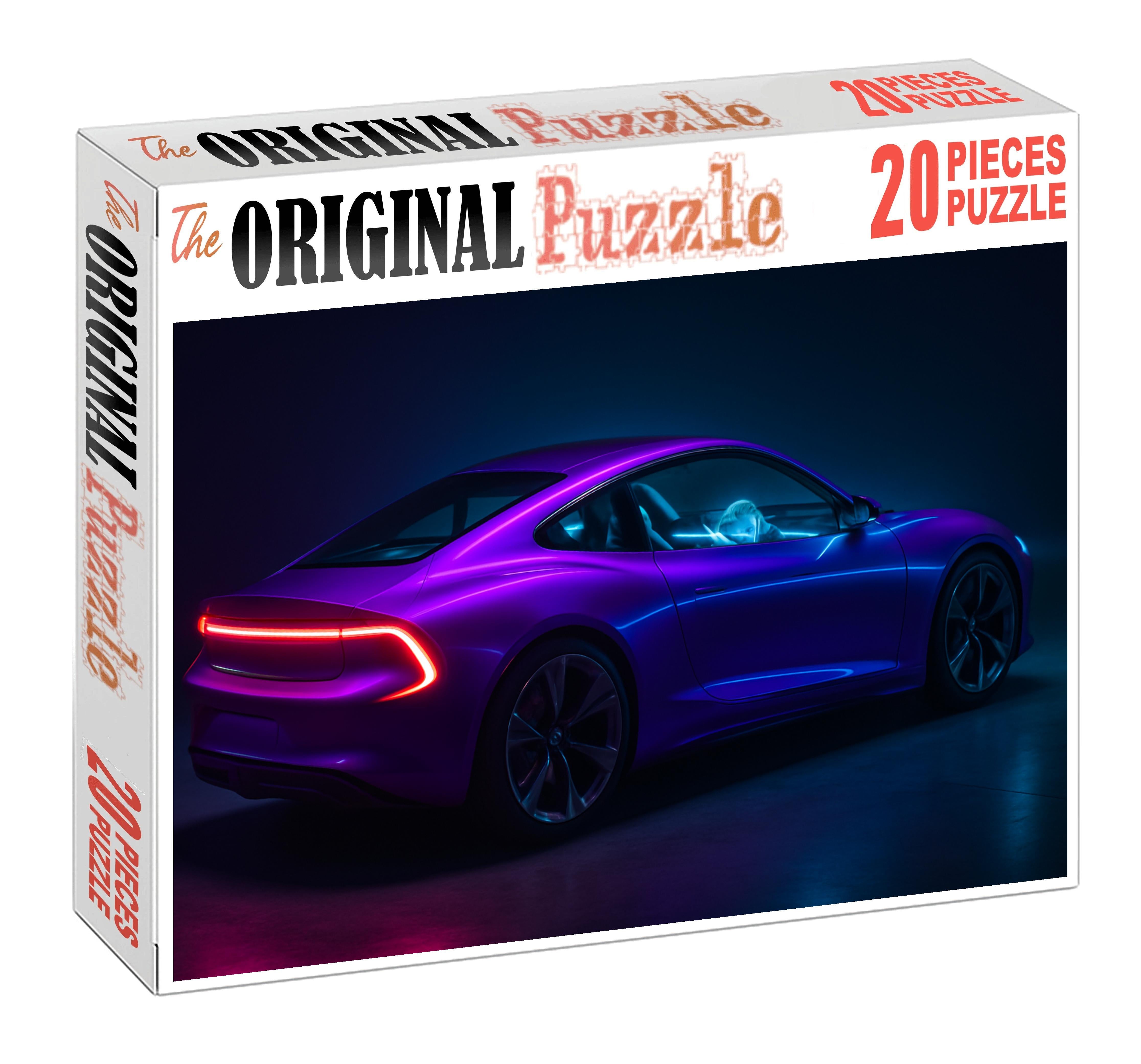 Celestial Drift 4000 Futuristic Urban Agility Vehicle Premium Puzzle Pieces