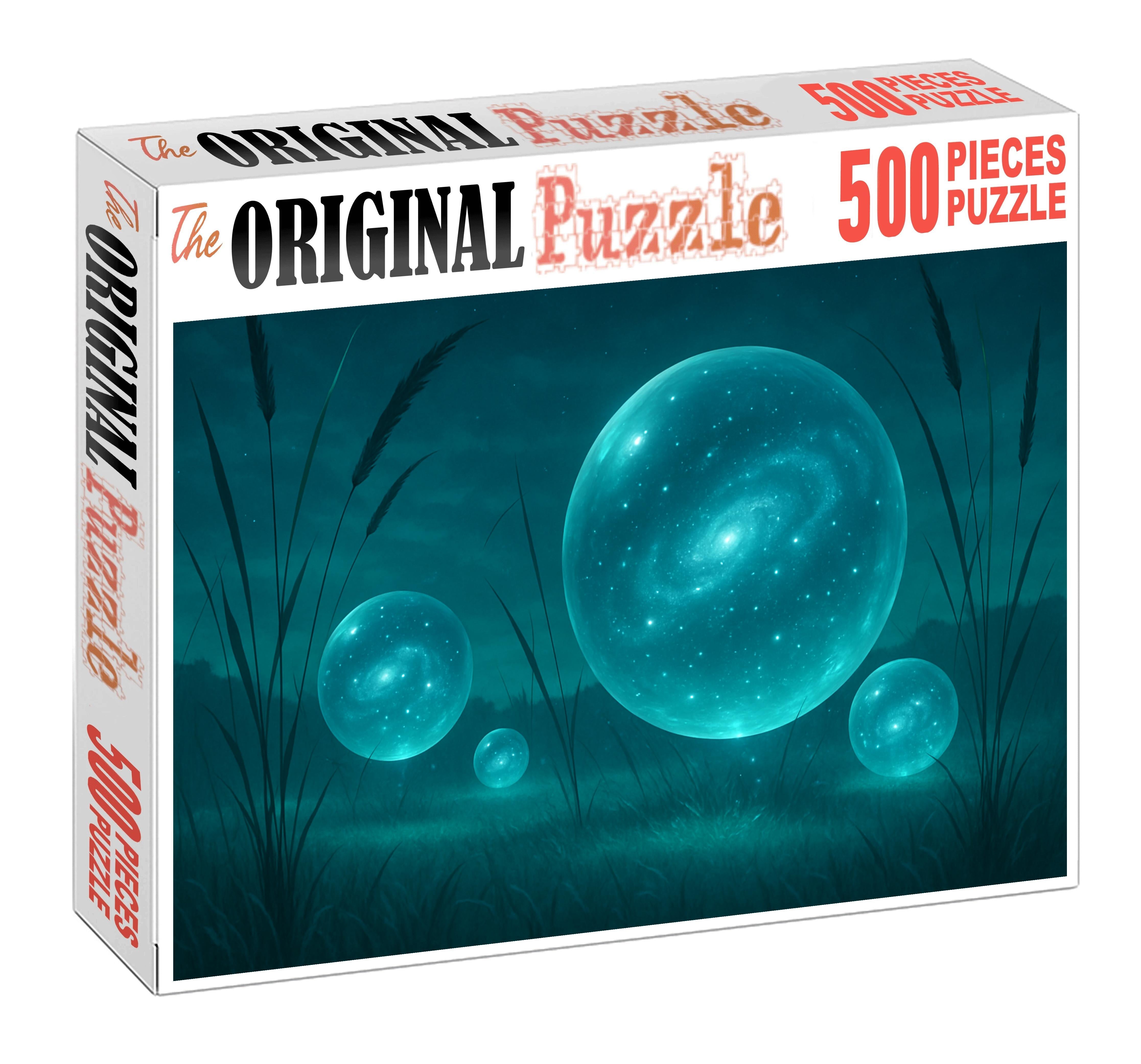 Garden Of Luminous Dewdrops Large Format Puzzle