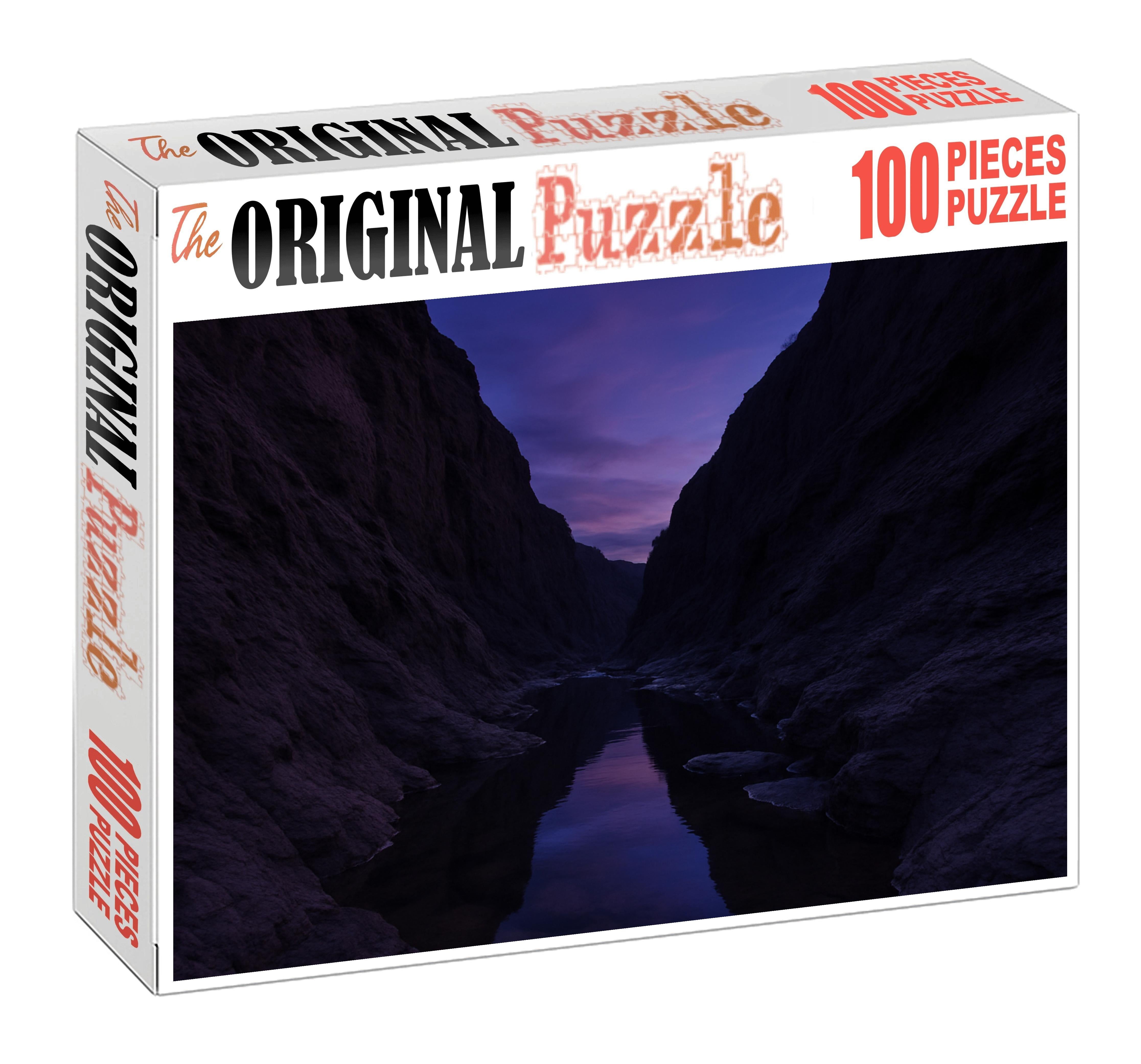 Twilight River Gorge 100 Piece Puzzle