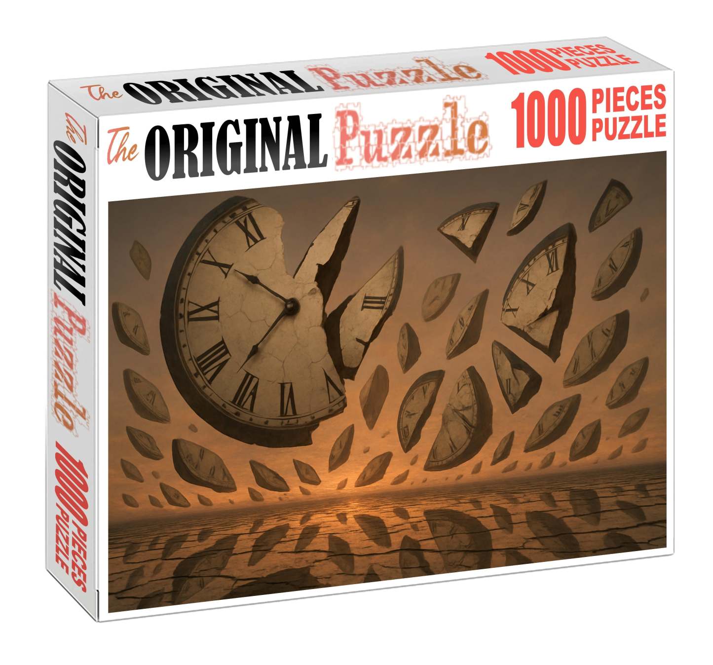 The Horizon Of Shattered Clocks 1000 Piece Puzzle