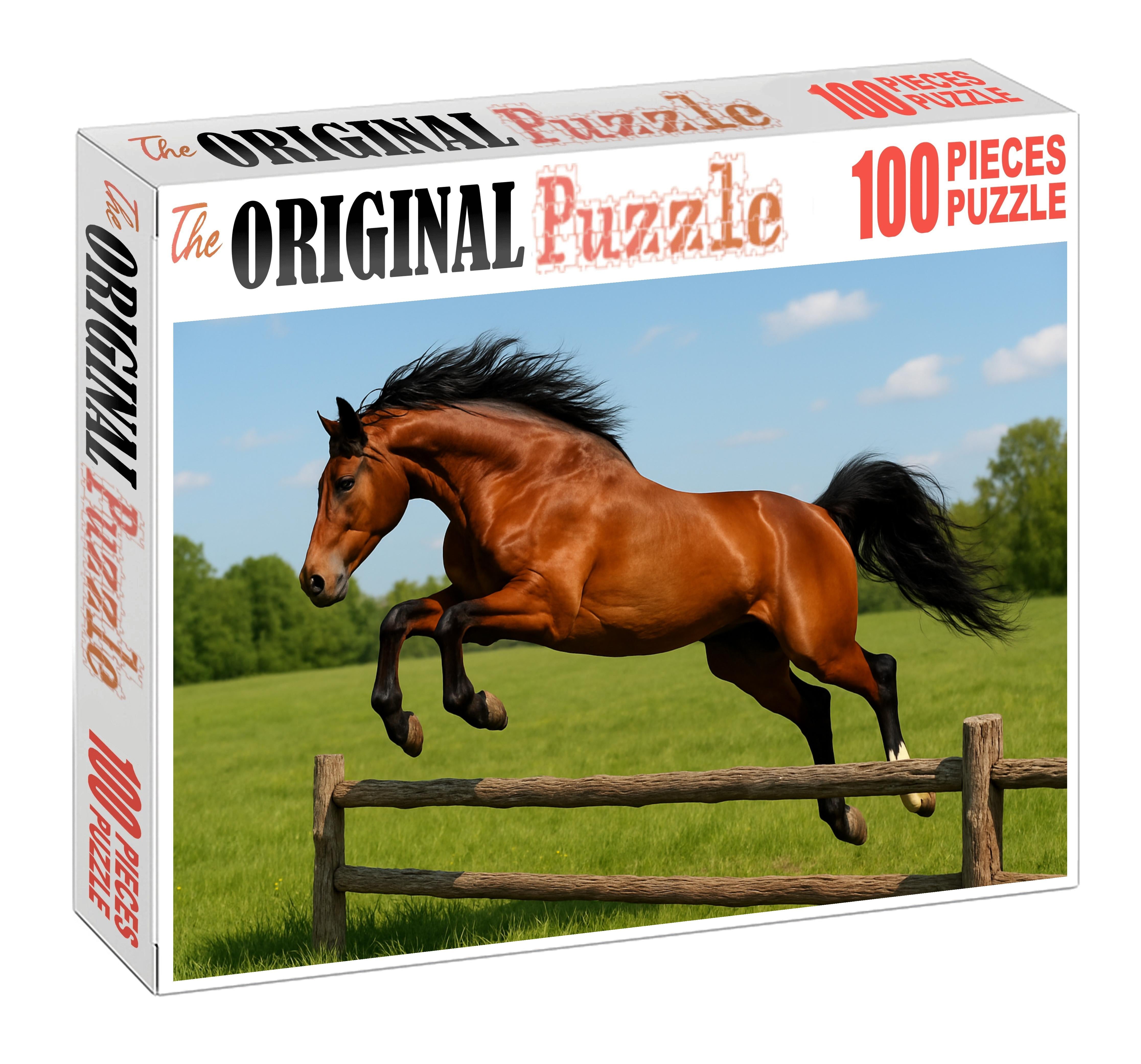 Golden Meadow Hunter Large Format Puzzle