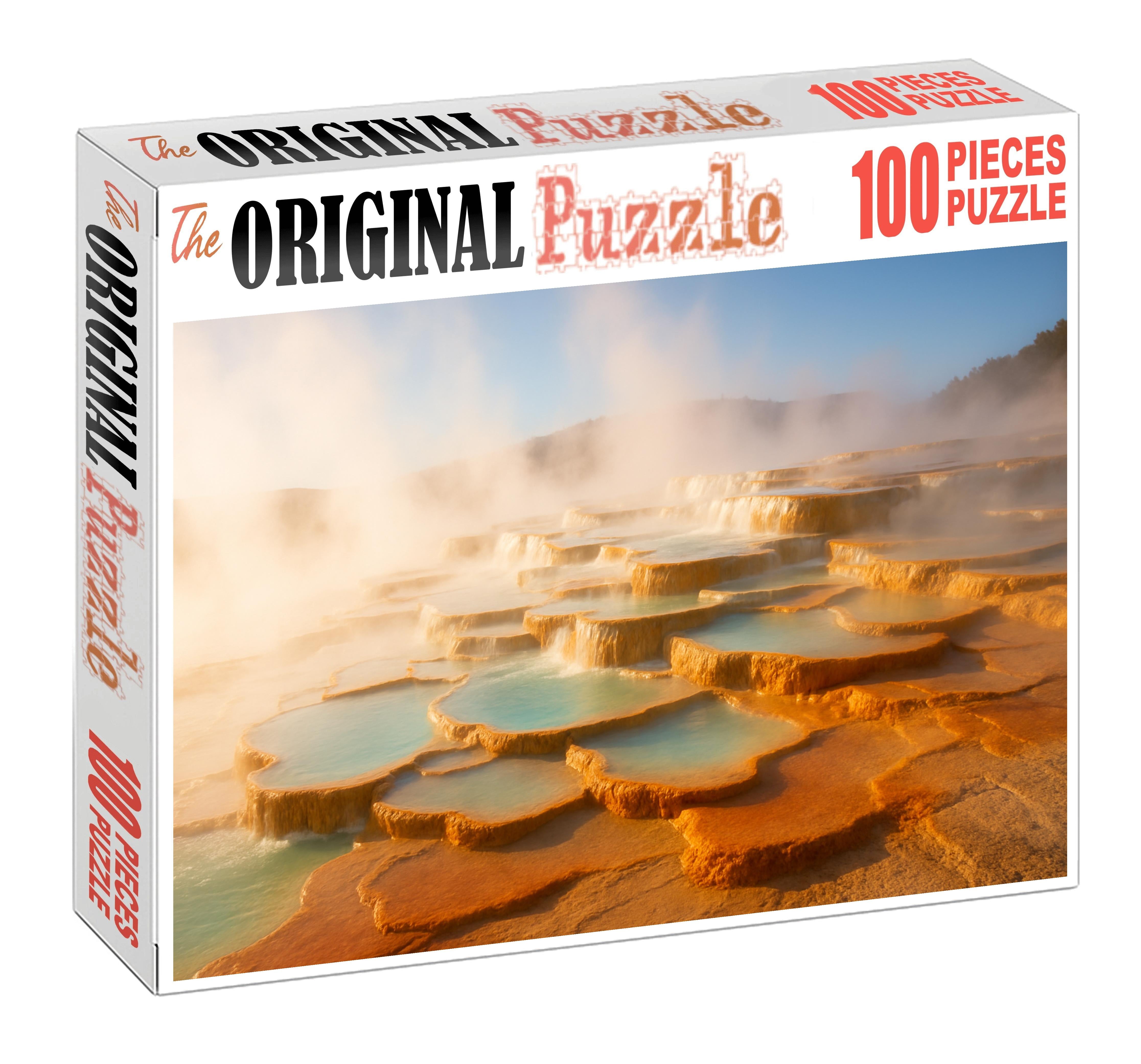 Crystal Hot Springs Basin Custom Jigsaw Puzzle