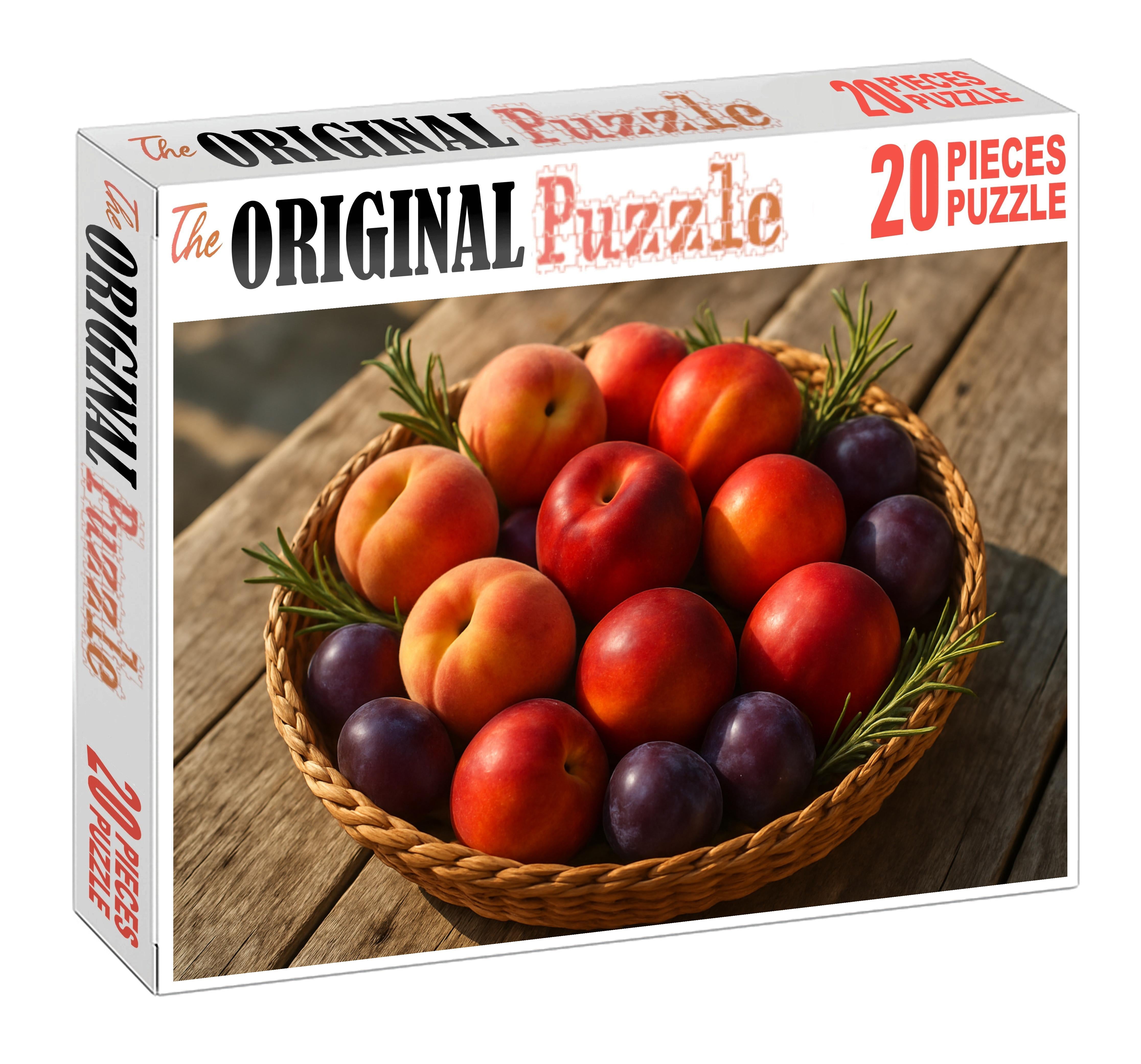 Sun-drenched Orchard Basket 20 Piece Puzzle
