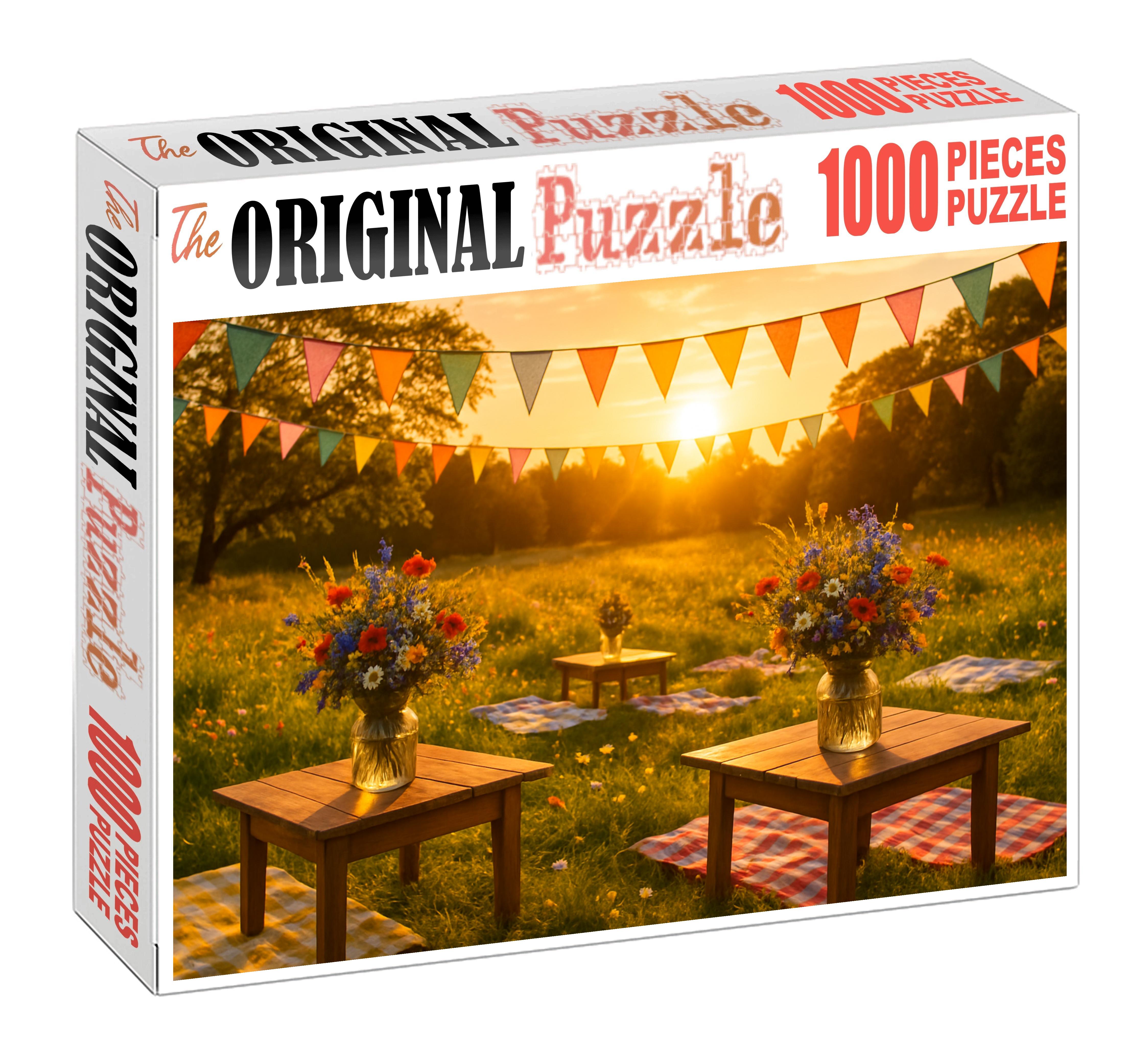 Sunset Meadow Festival Puzzle Fun