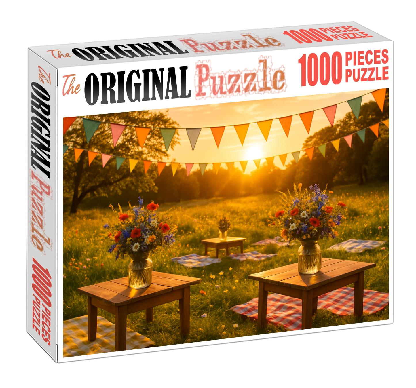 Sunset Meadow Festival Puzzle Fun