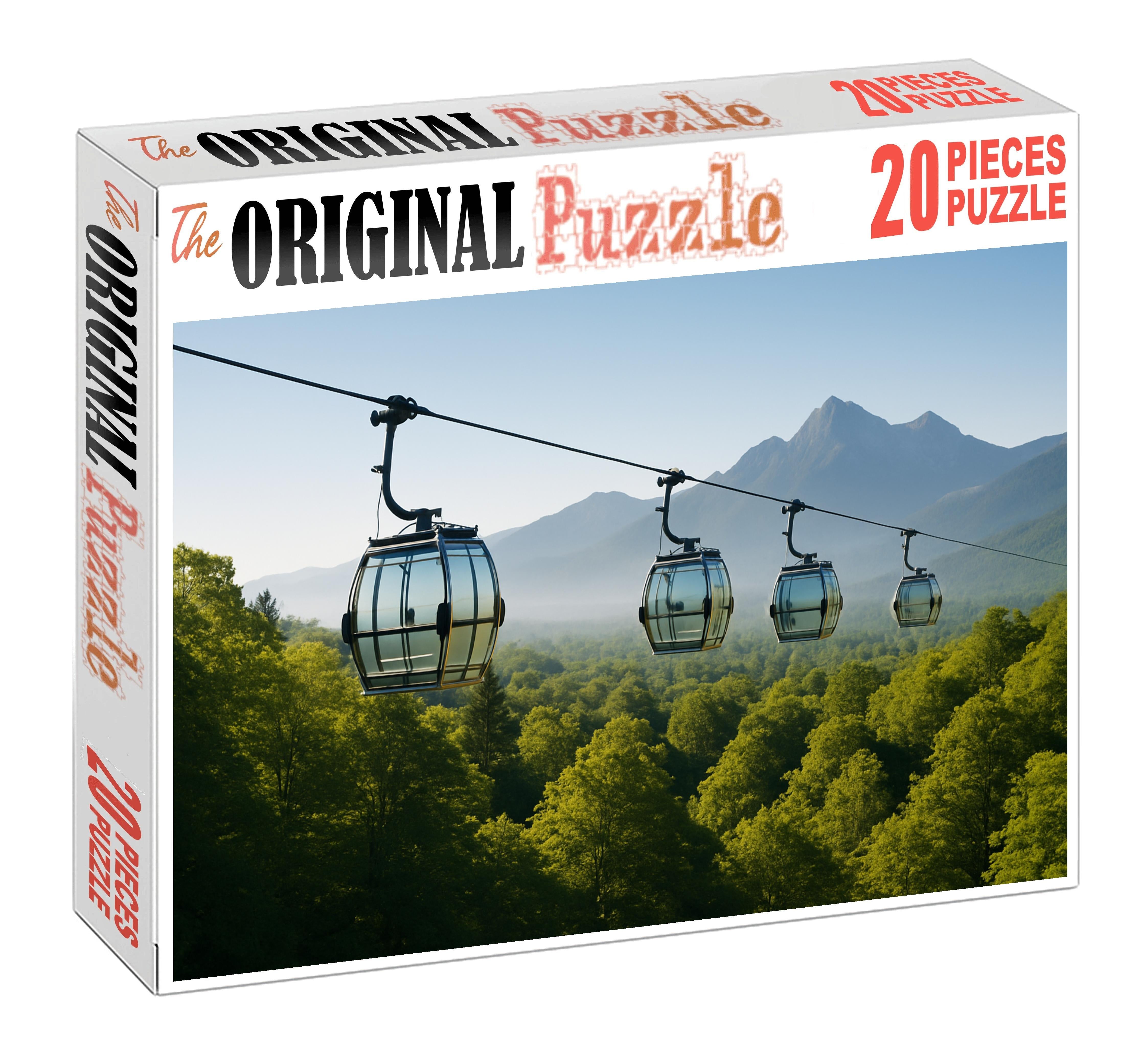 Cable-propelled Eco-friendly Gondola 500 Piece Puzzle