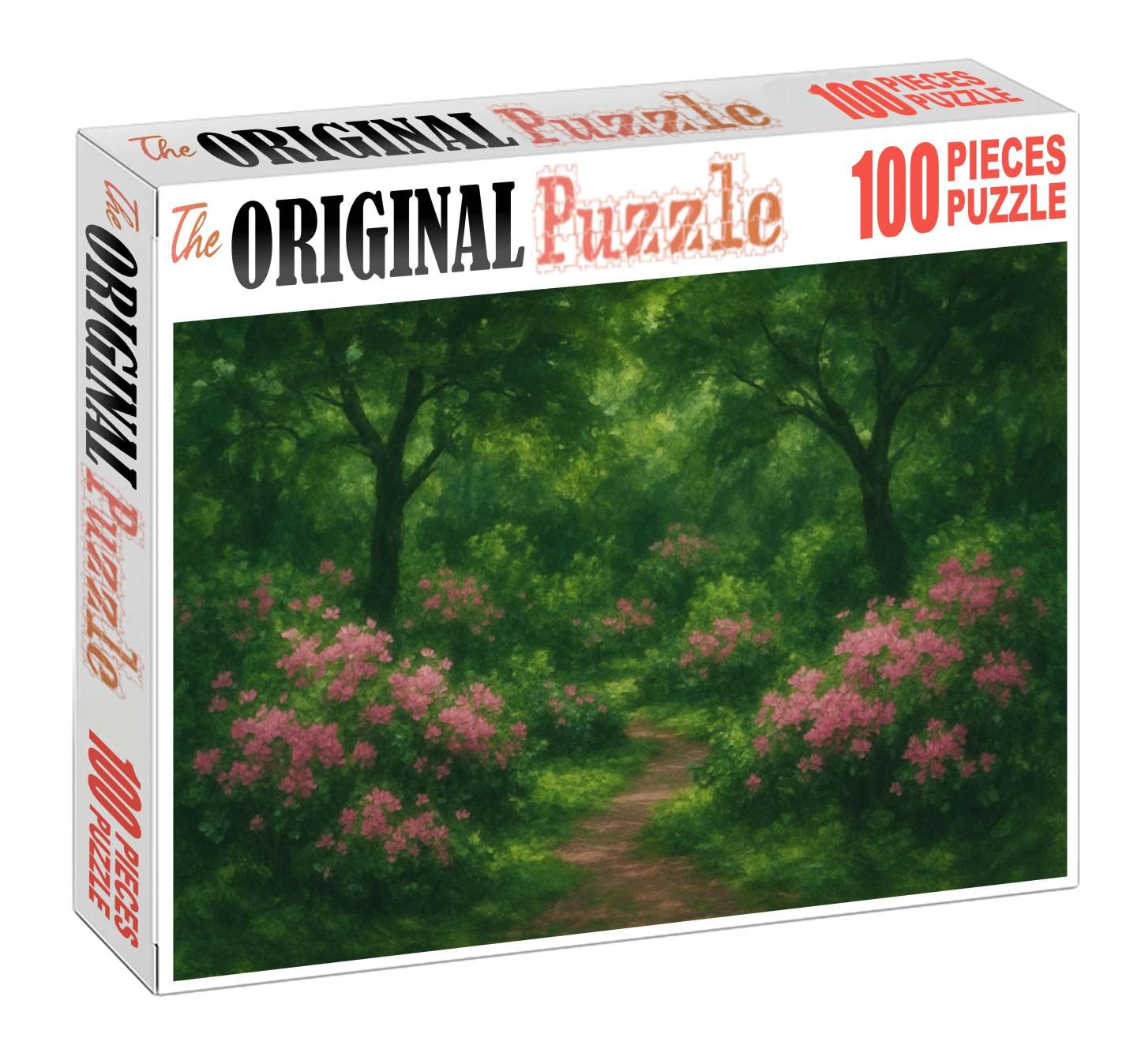 Botanical Garden Scene Soft Pastel And Charcoal Layering Puzzle Challenge