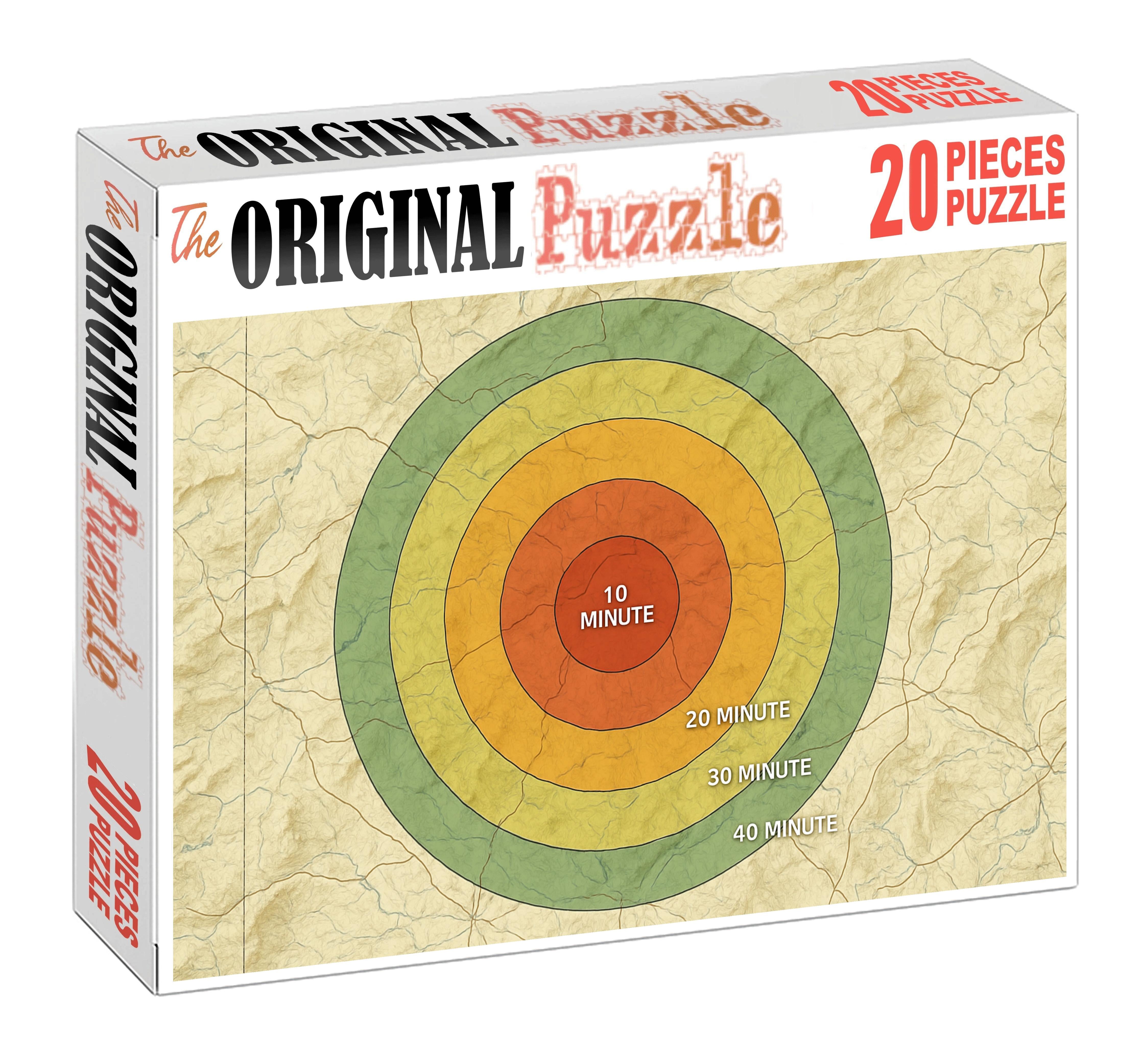 Elevation Isochrone Network Puzzle Collection