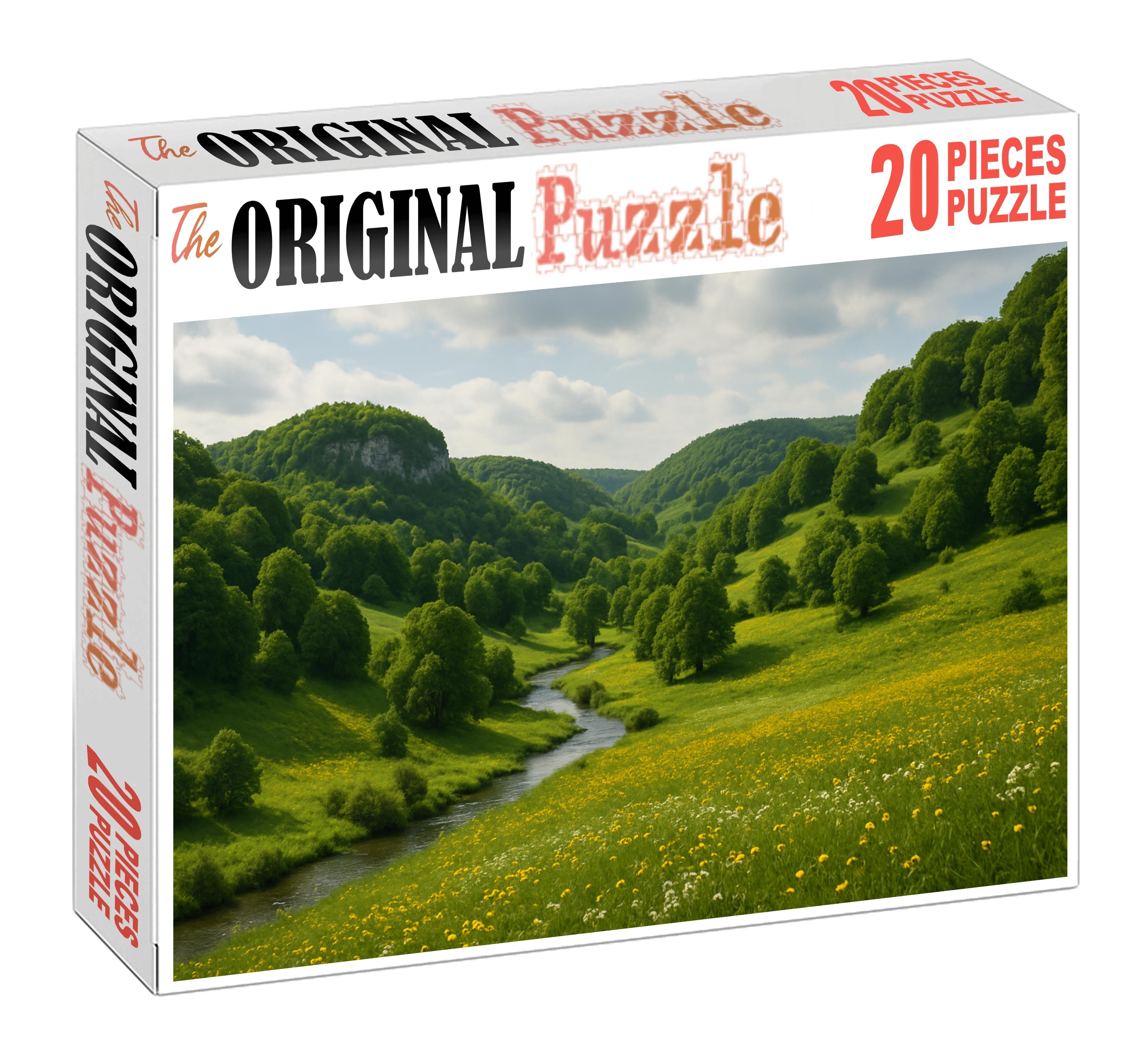 Verdant Basin Hills 20 Piece Puzzle