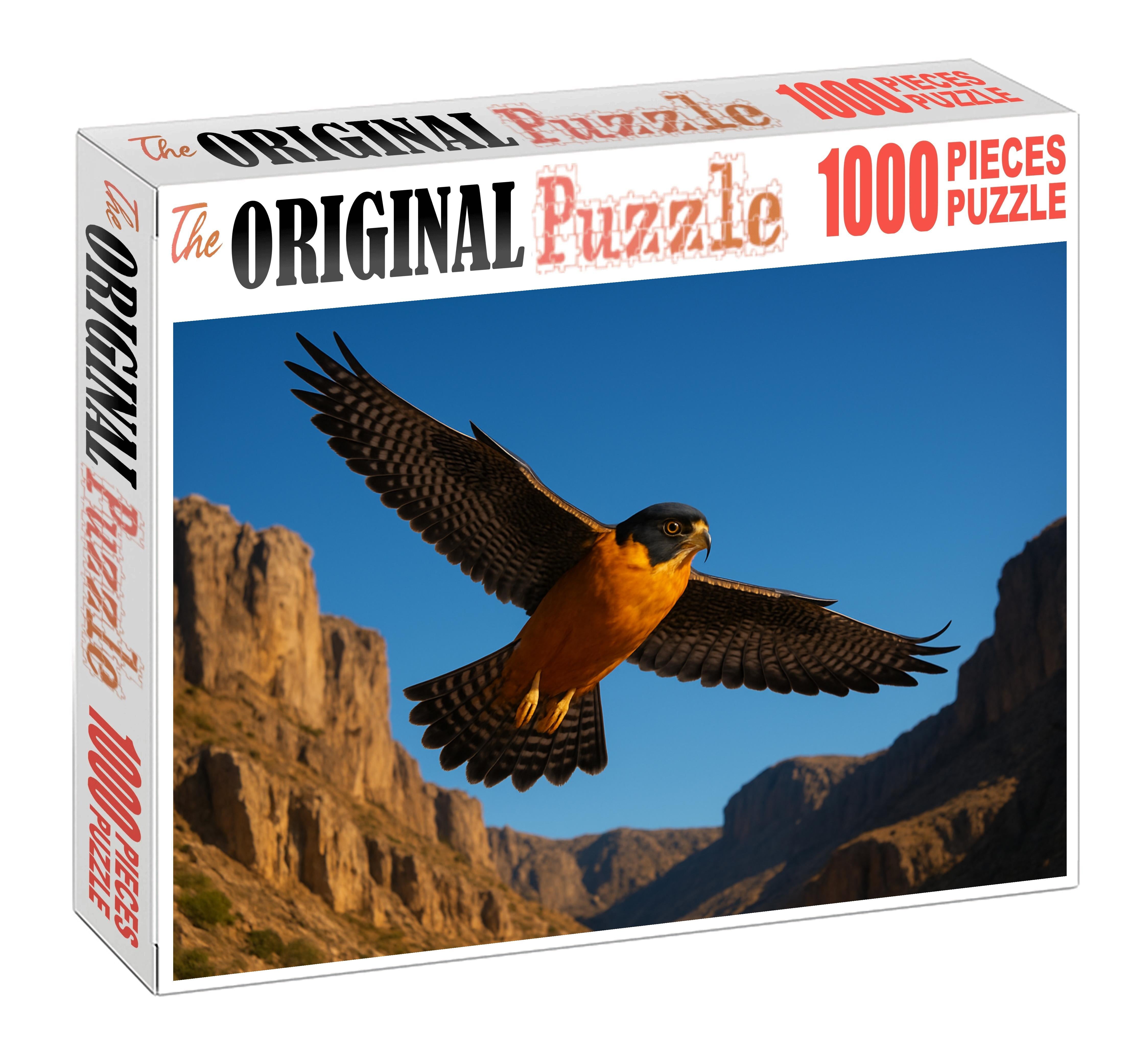 Orange-breasted Falcon Skys Hidden Predator Premium Puzzle Pieces