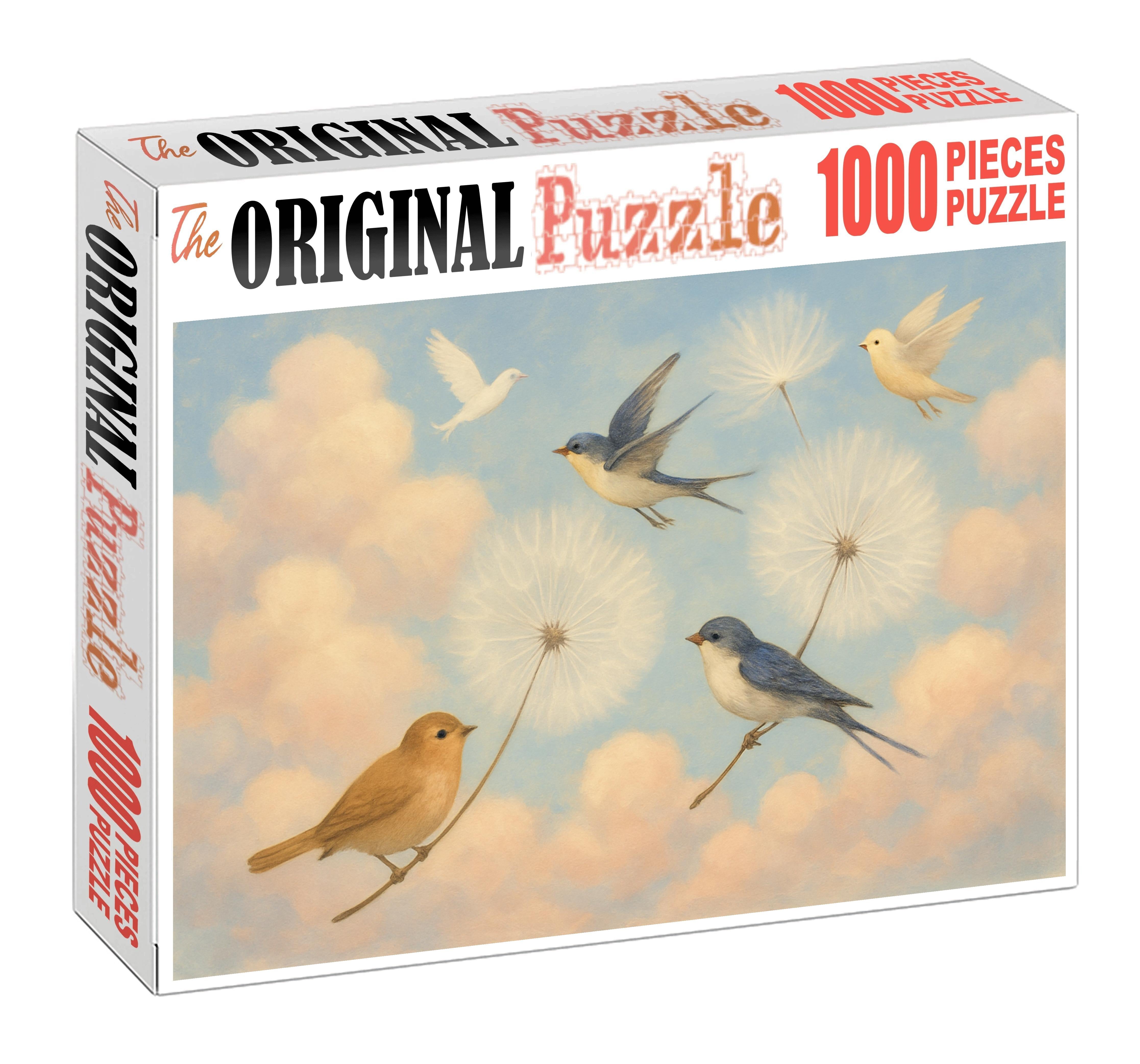 The Dandelion Dream Drifters Custom Jigsaw Puzzle
