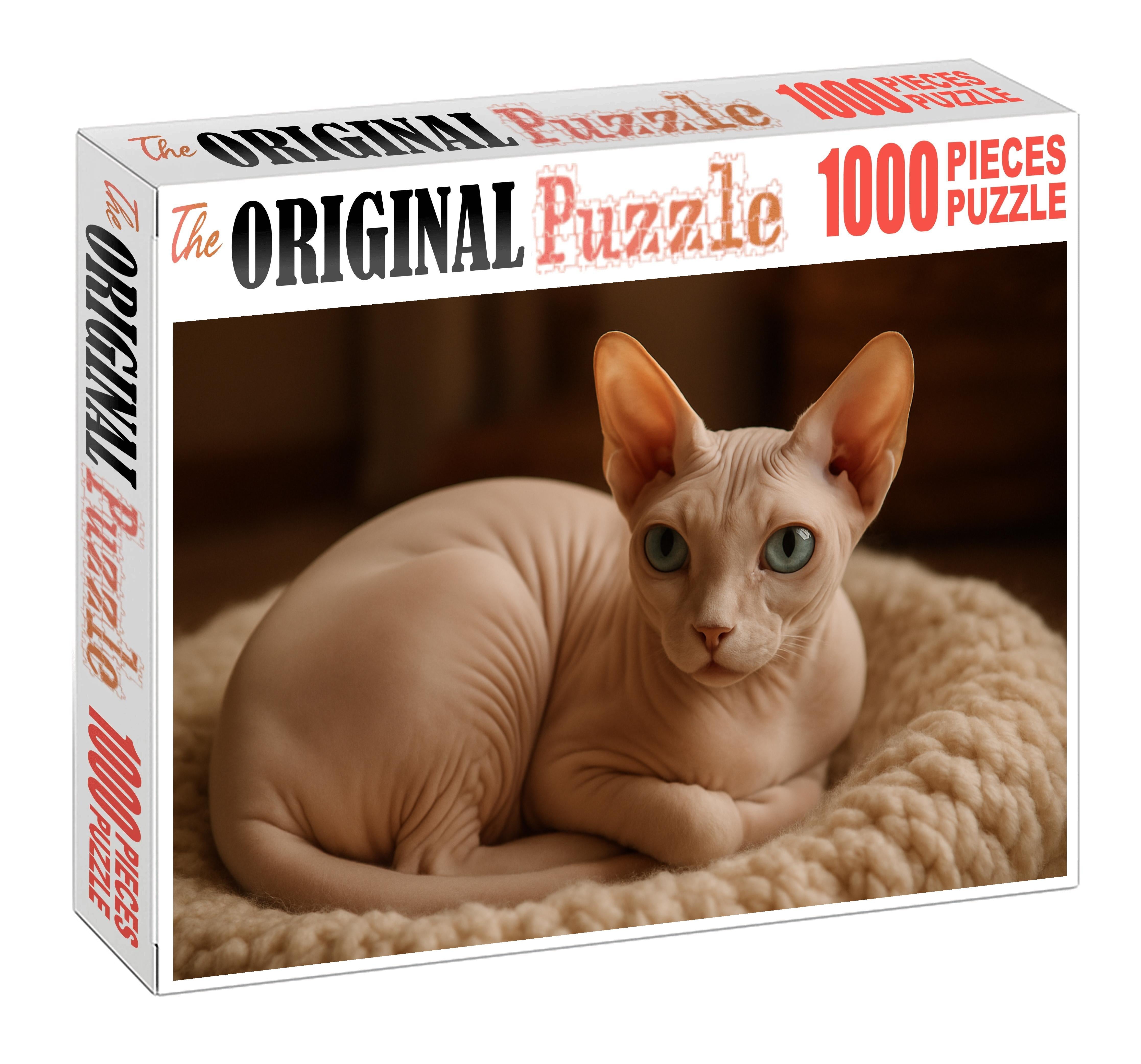 Pearl Velvet Hairless Cat With Smooth Silky Skin And Loving Temperament Puzzle Fun