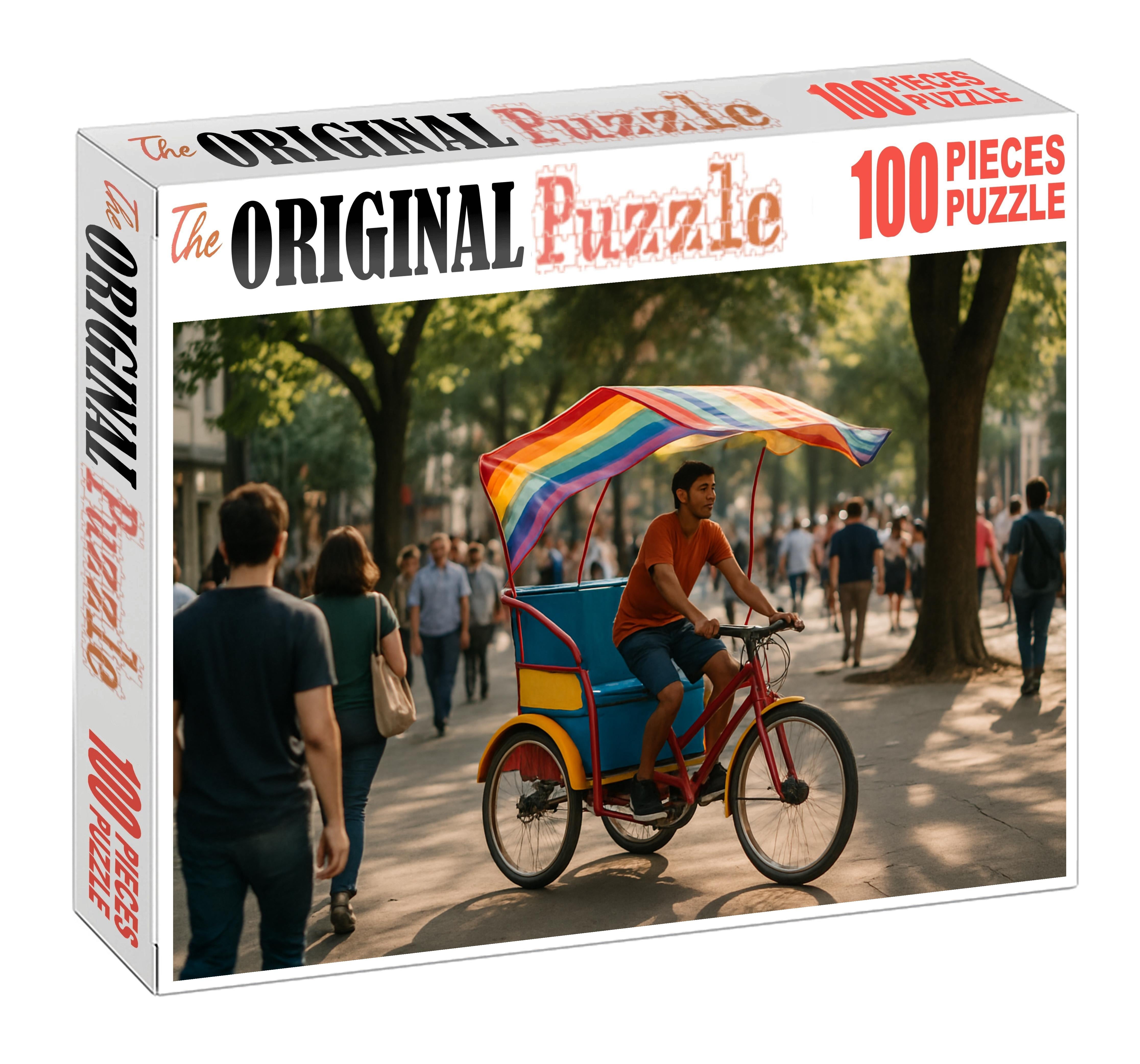 Autonomous Electric Pedicab 1000 Piece Puzzle