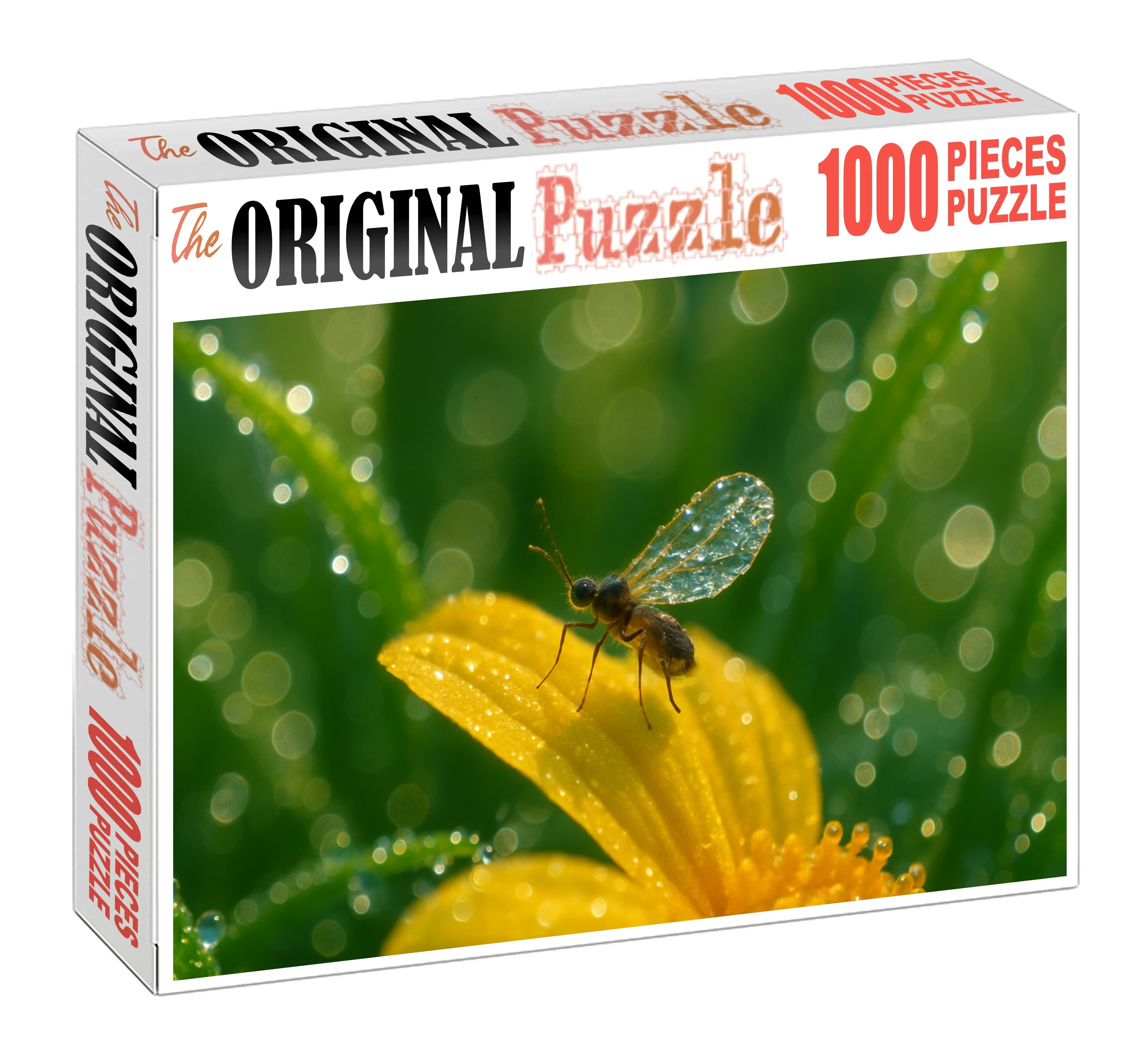 Crystal Featherwing Minute Insect With Transparent Wings Sparkling Like Glass 100 Piece Puzzle