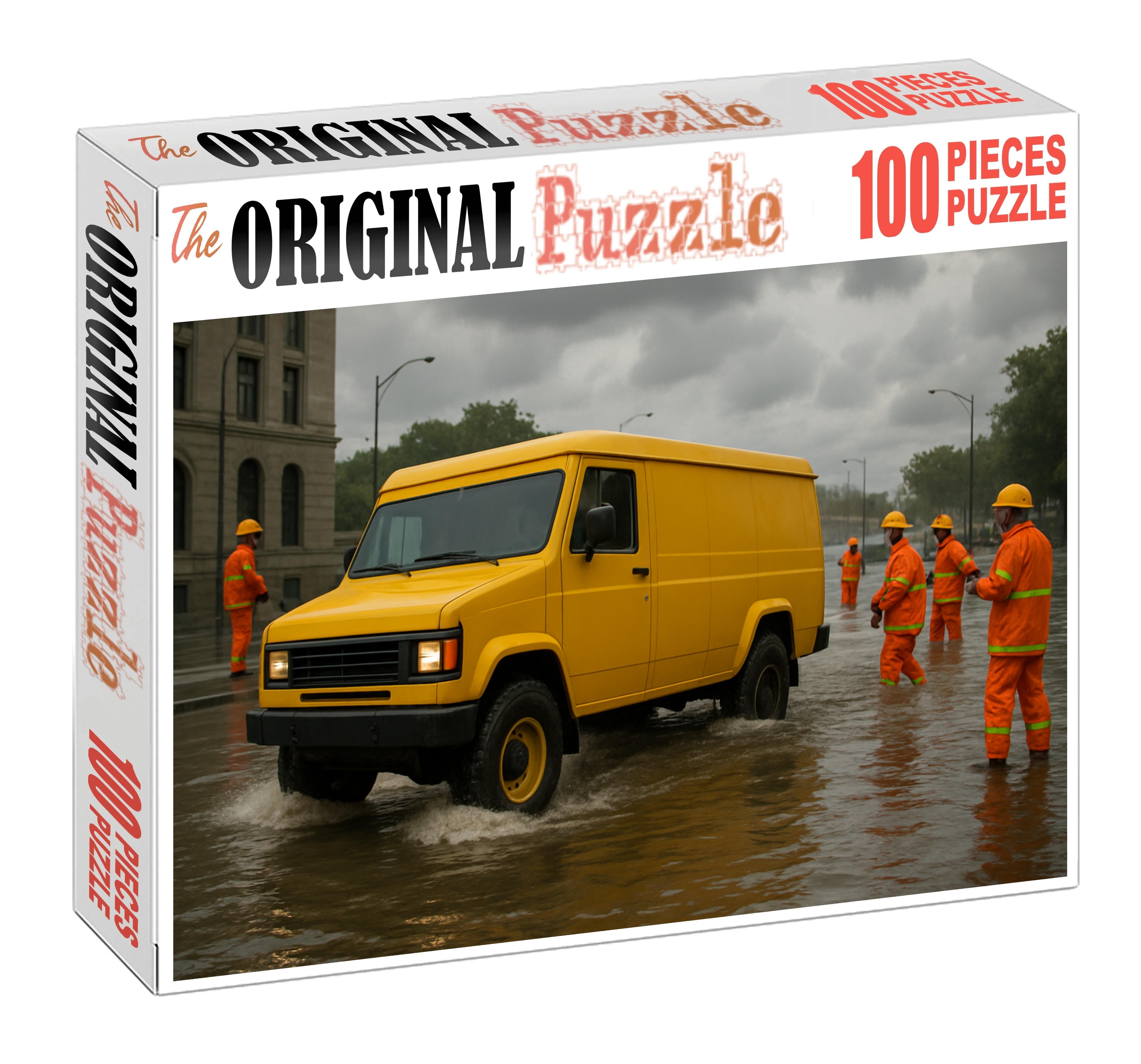 Autonomous Amphibious Emergency Response Vehicle 20 Piece Puzzle