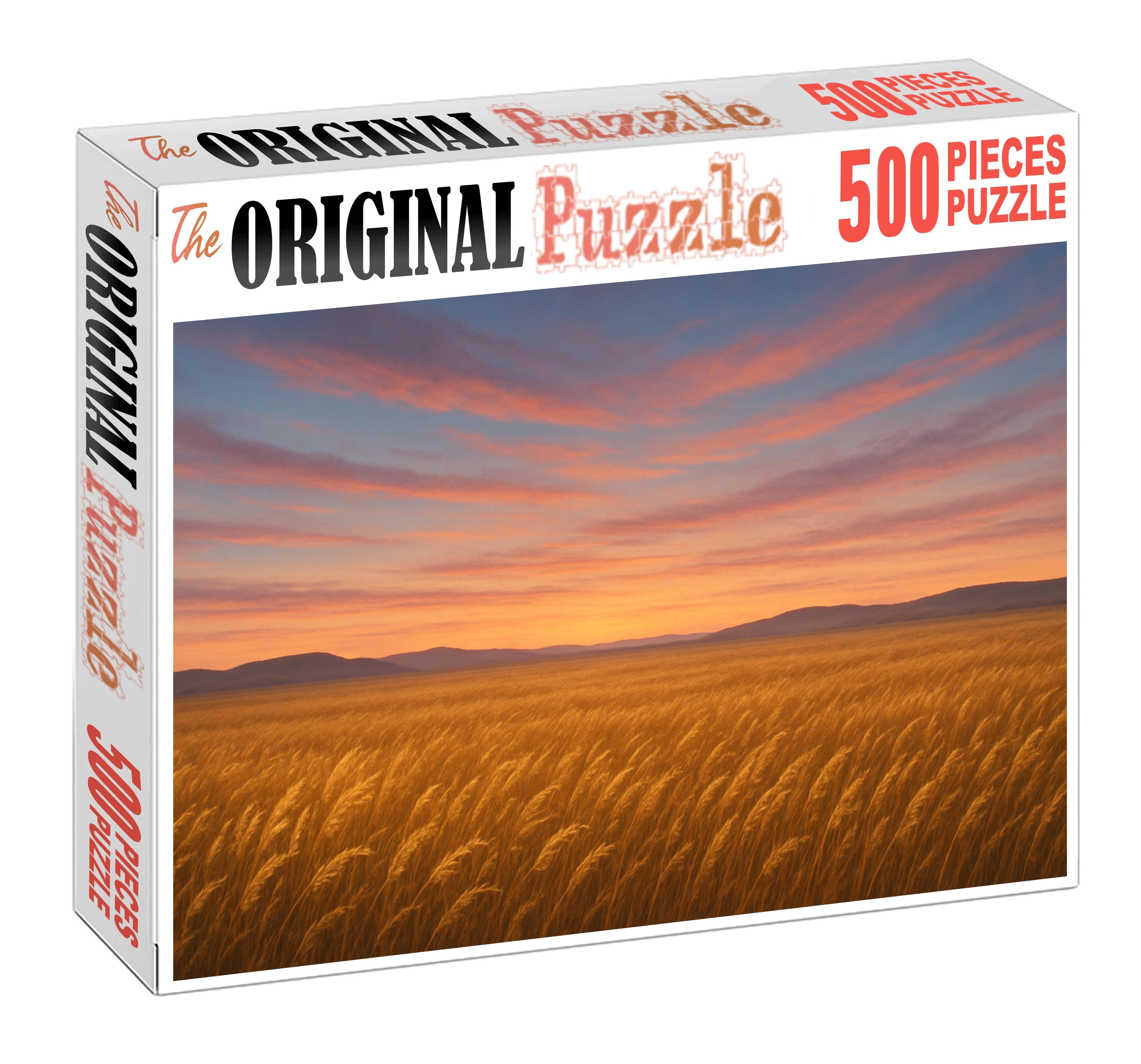 Amber Steppe Expanse Large Format Puzzle
