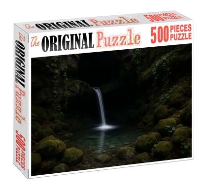Silver Ribbon Grotto Custom Jigsaw Puzzle