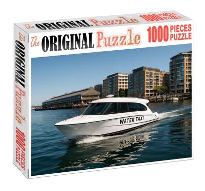 Battery-electric Water Taxi 100 Piece Puzzle