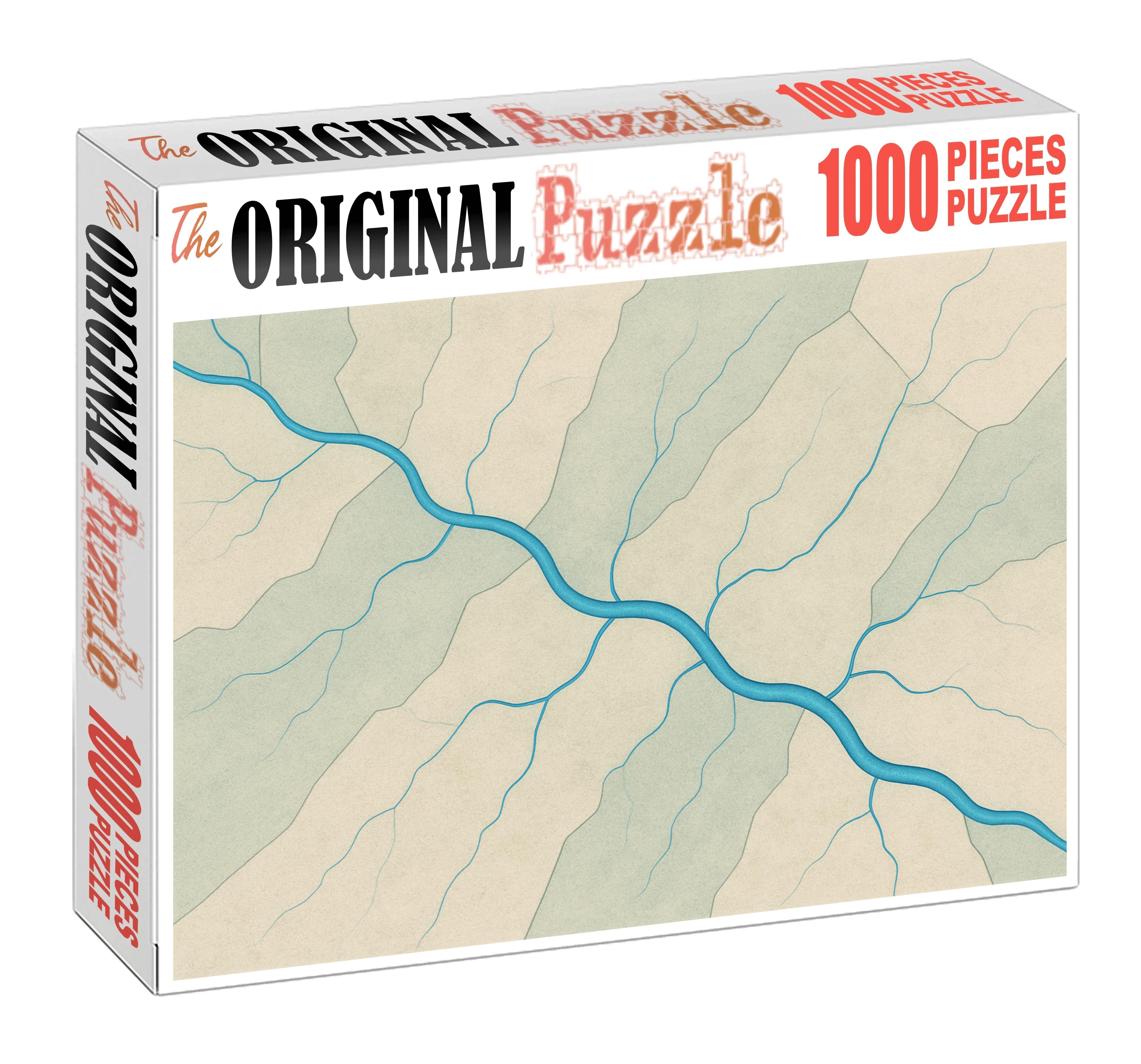 Rivers And Watershed Schematic 500 Piece Puzzle