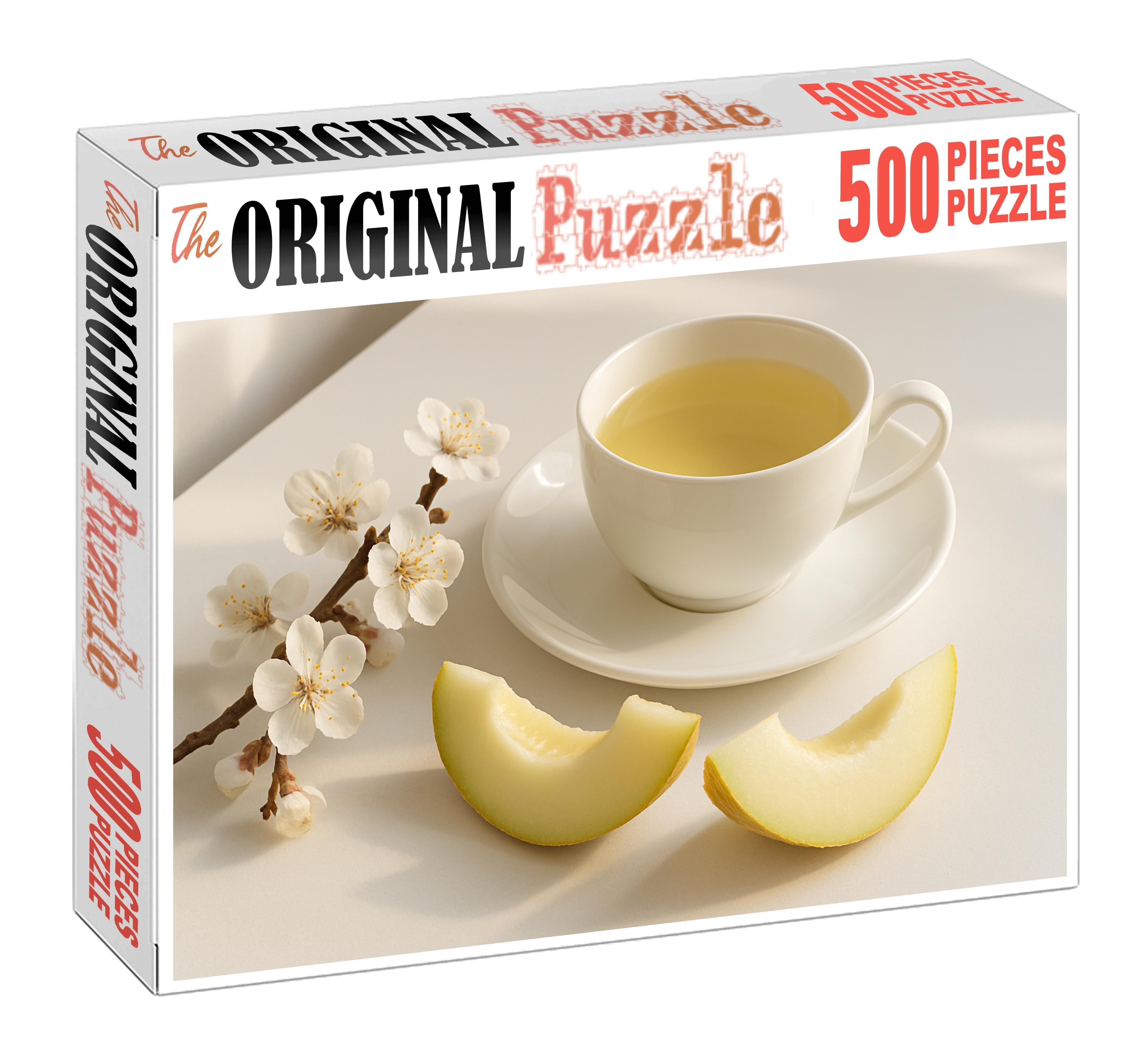Silver Moon White Tea 500 Piece Puzzle