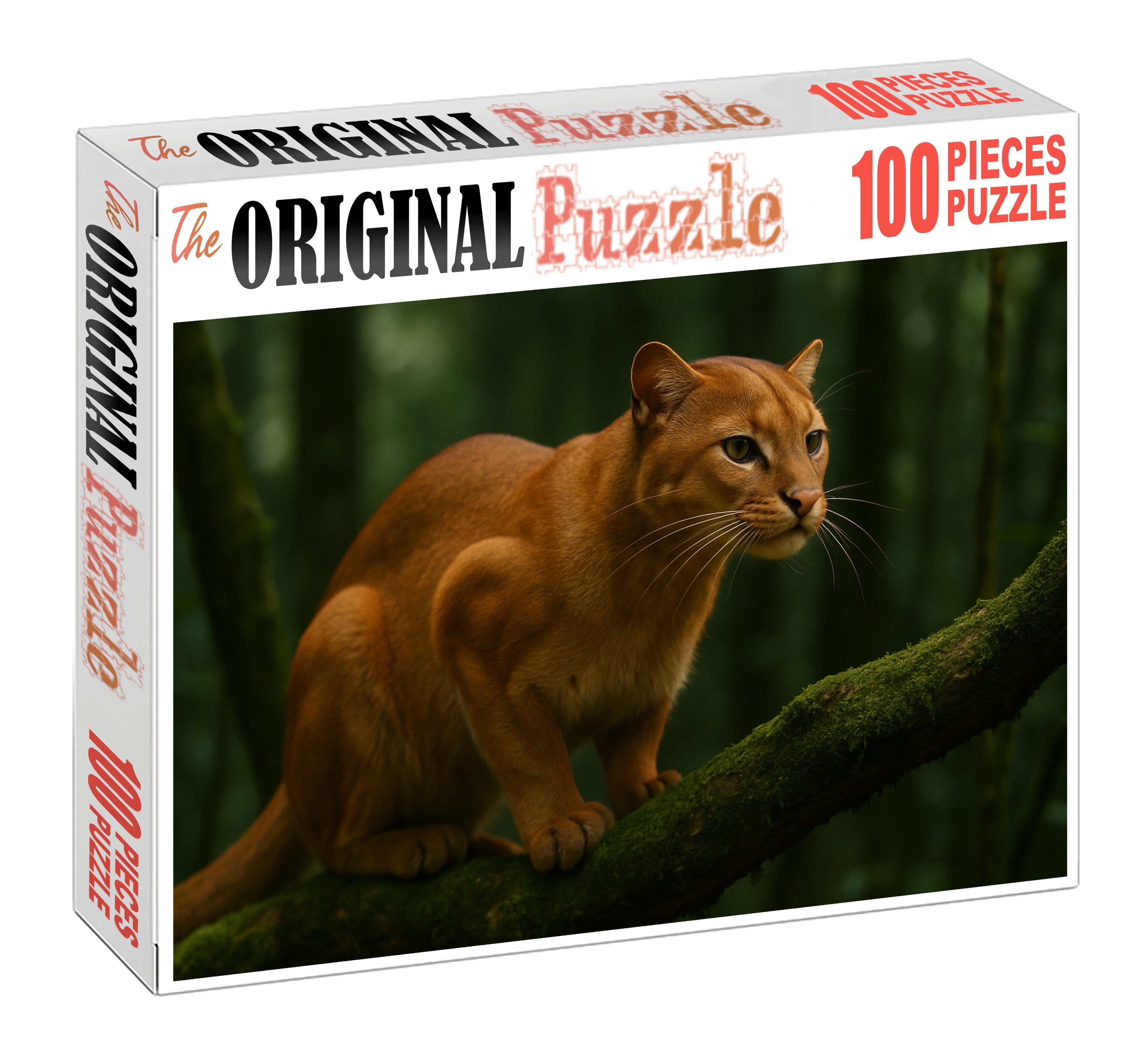 Golden Whisker Ocelot Elusive Forest Stalker With Sensory Vibrissae Puzzle For Adults