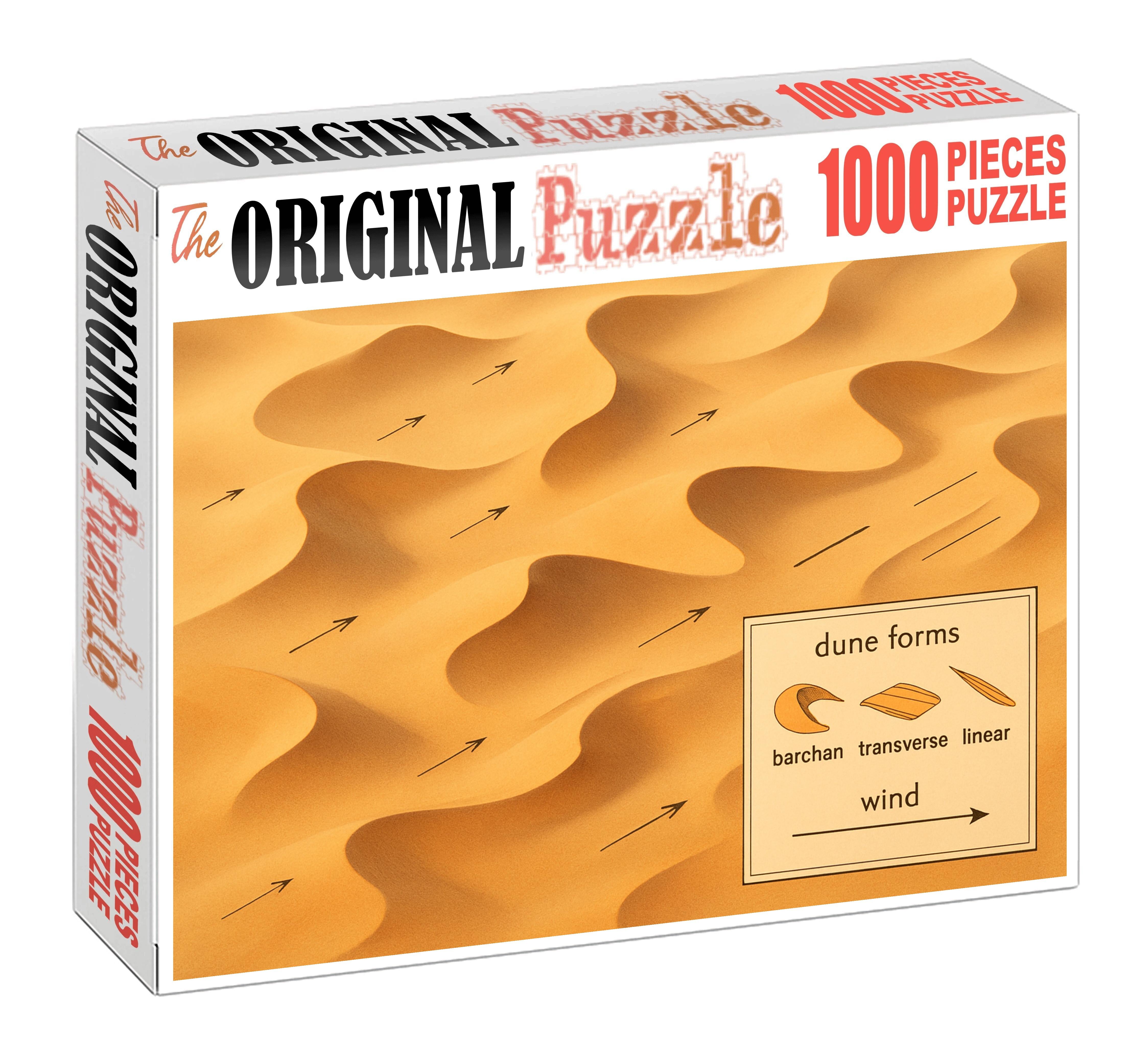 Desert Dune Morphology Map Puzzle For Kids