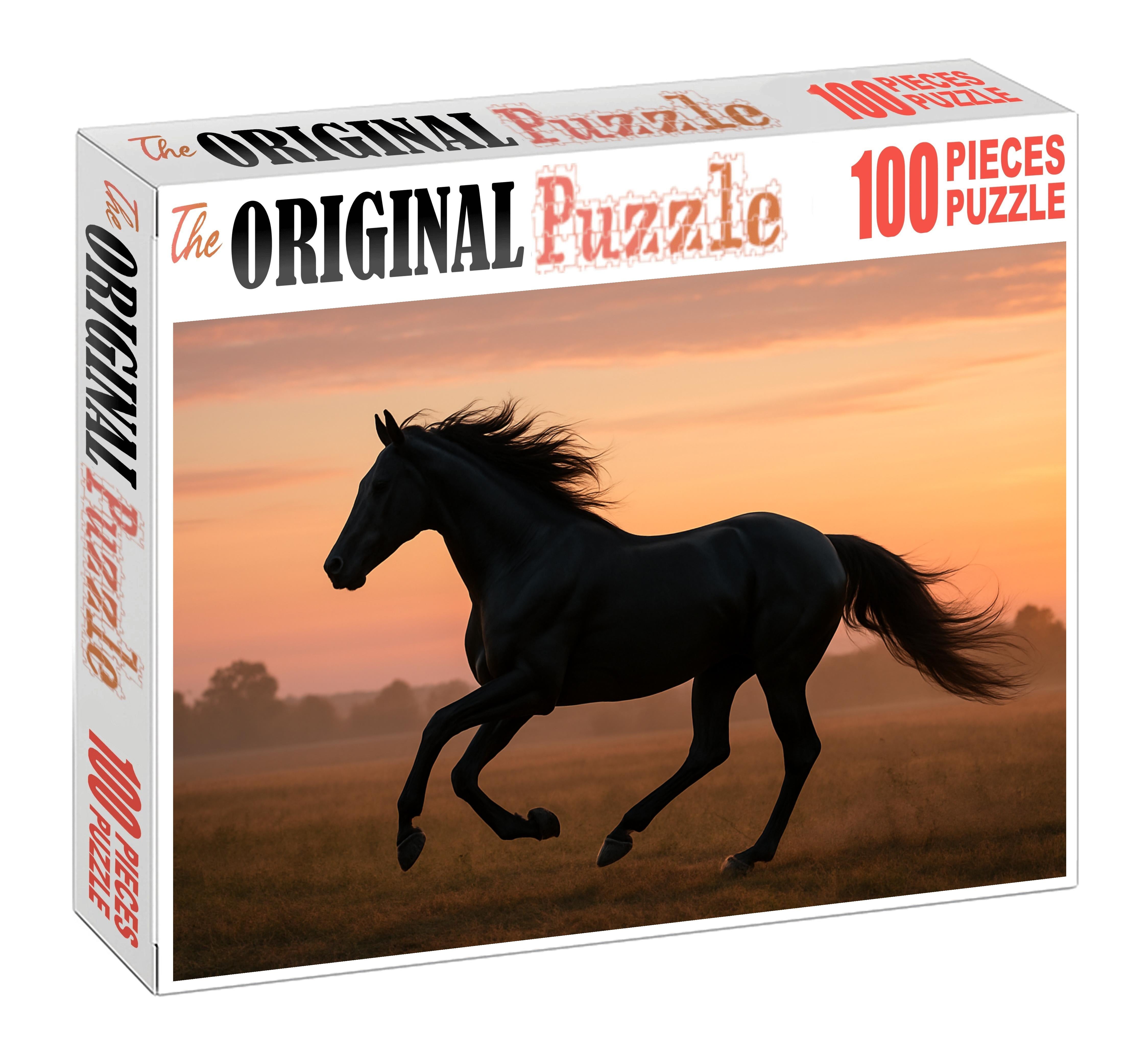 Midnight Ember Sleek Black Thoroughbred With Endurance Potential Challenging Puzzles
