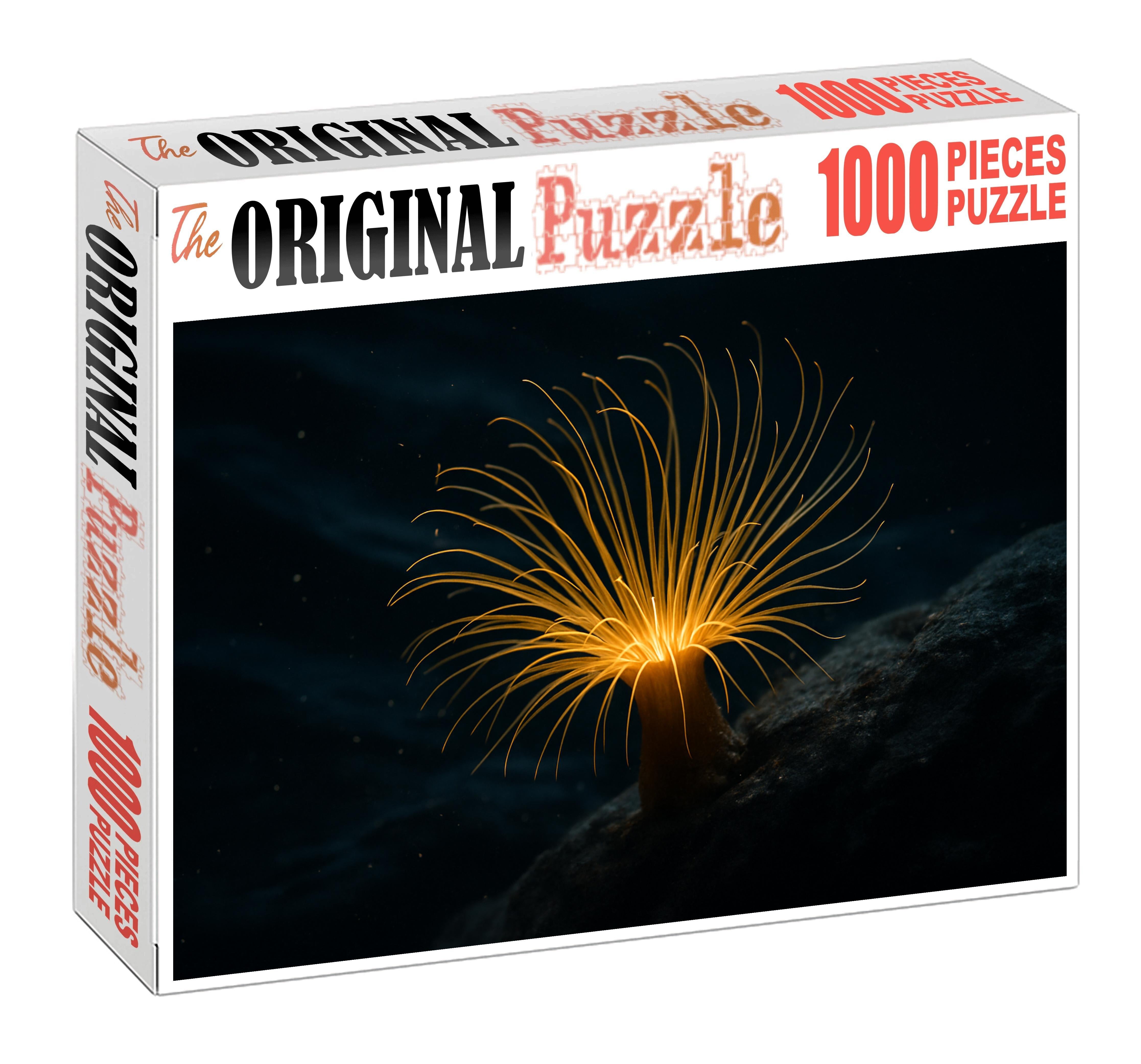 Golden Thread Anemone Delicate Predator With Radiant Tentacles 200 Piece Puzzle