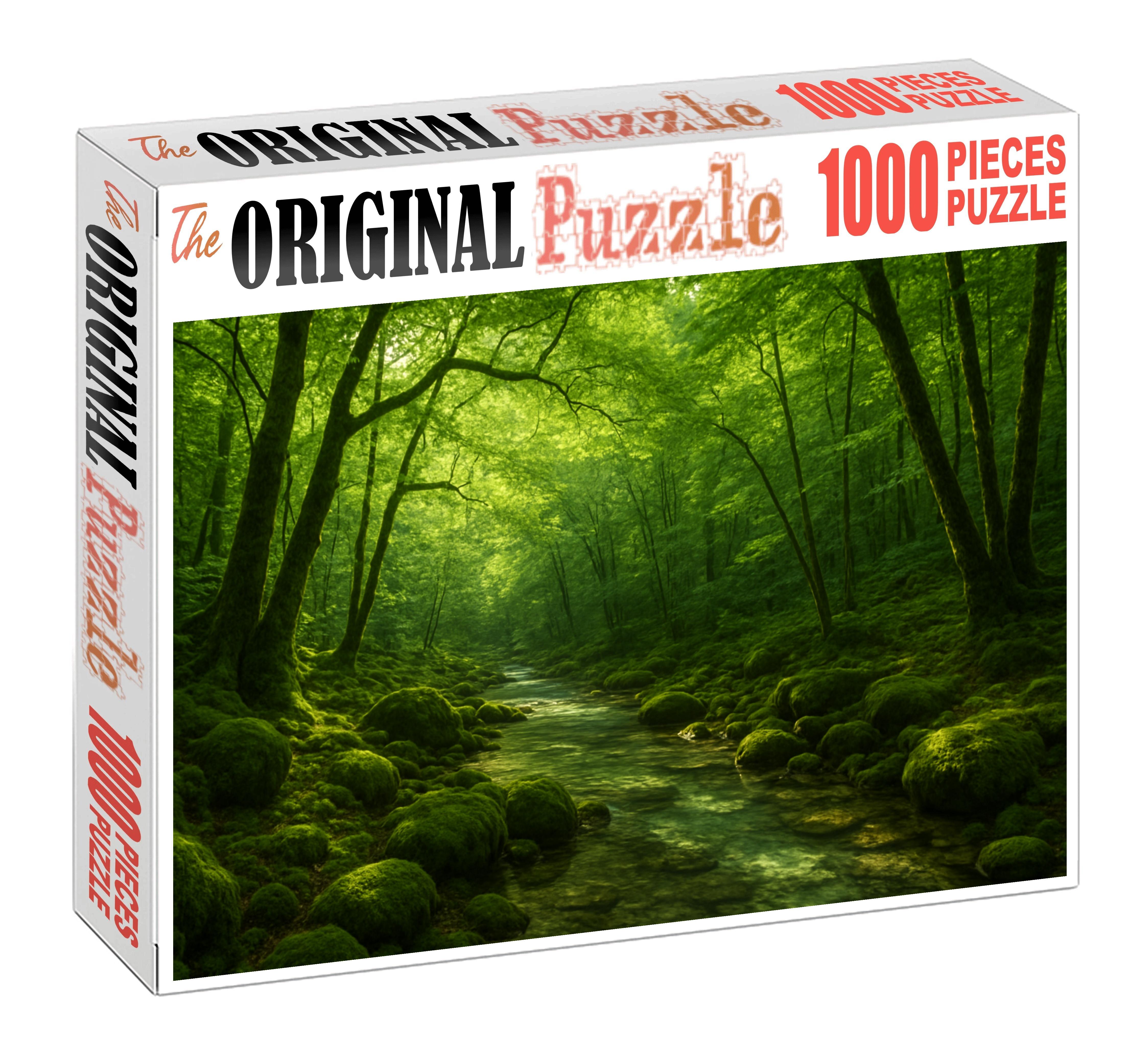 Emerald Grove Sanctuary Custom Jigsaw Puzzle