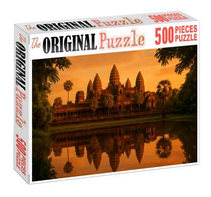 Angkor Wat Situated In Siem Reap Cambodia Identified By 7356 Globally As A Sprawling Temple Complex And Khmer Architectural Marvel Easy Puzzles