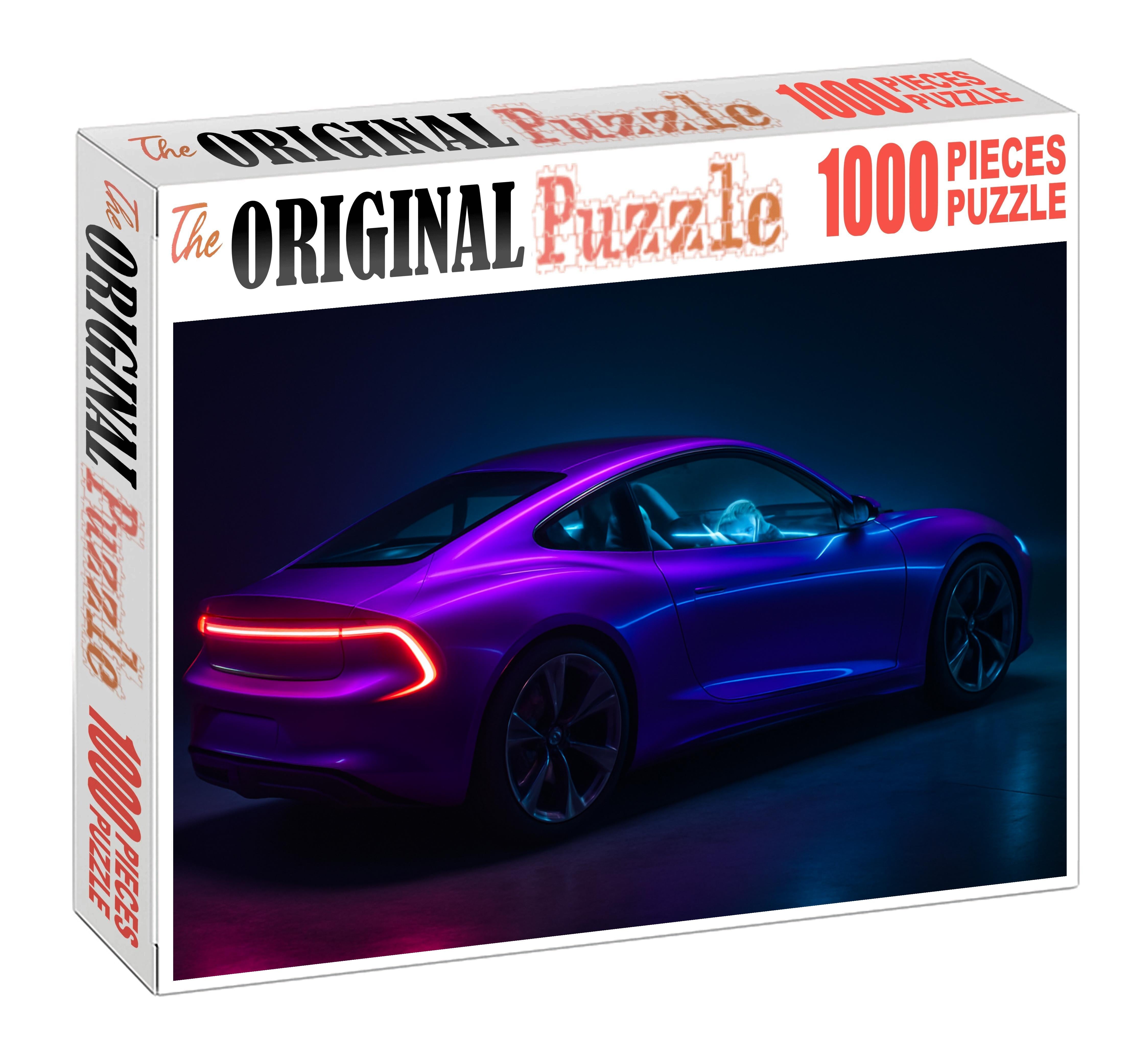 Celestial Drift 4000 Futuristic Urban Agility Vehicle Premium Puzzle Pieces