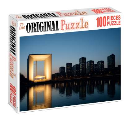 Paris La Dfense Skyline Europe's Leading Business District With Postmodern Skyscrapers 300 Piece Puzzle