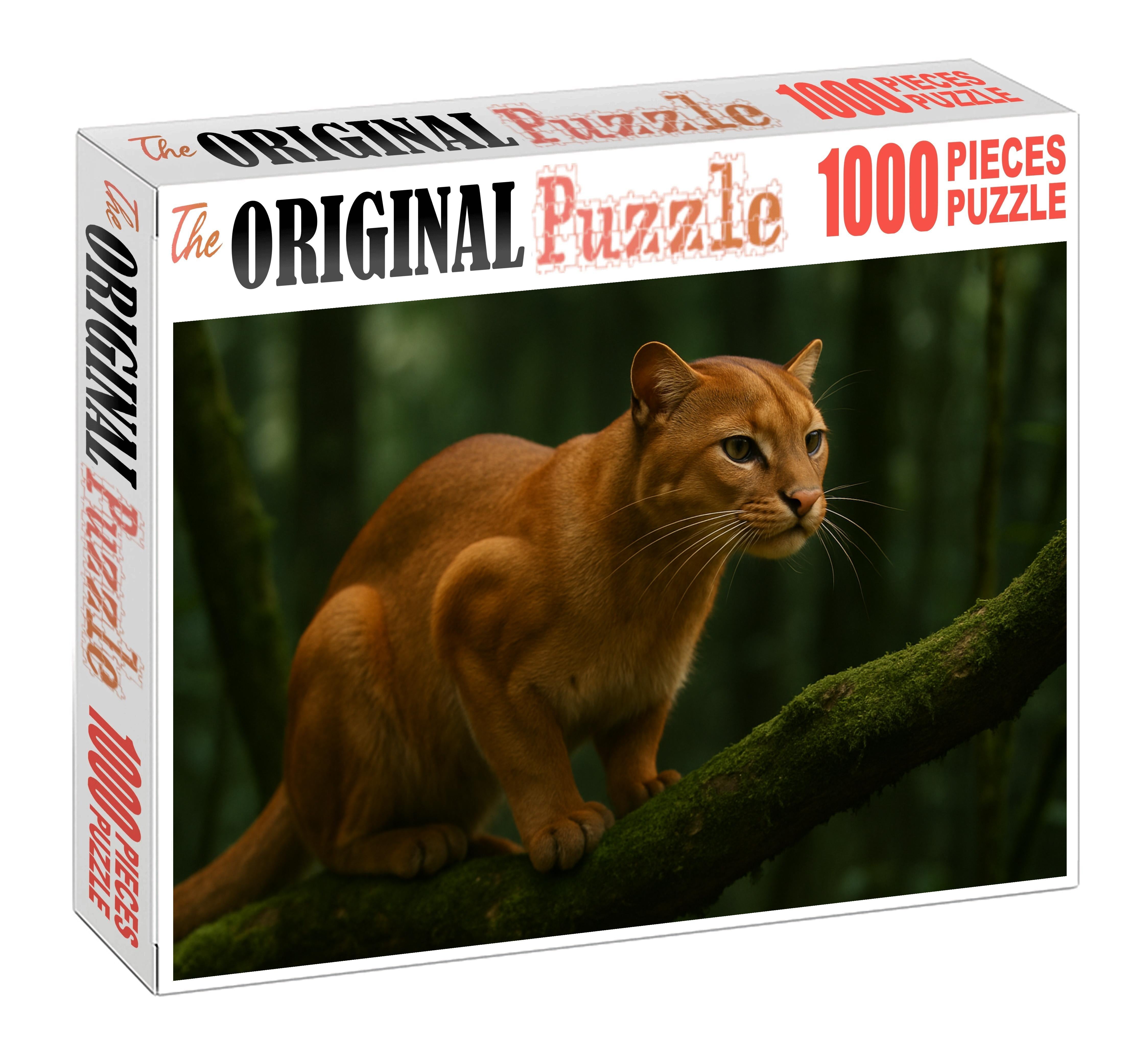 Golden Whisker Ocelot Elusive Forest Stalker With Sensory Vibrissae Puzzle For Adults