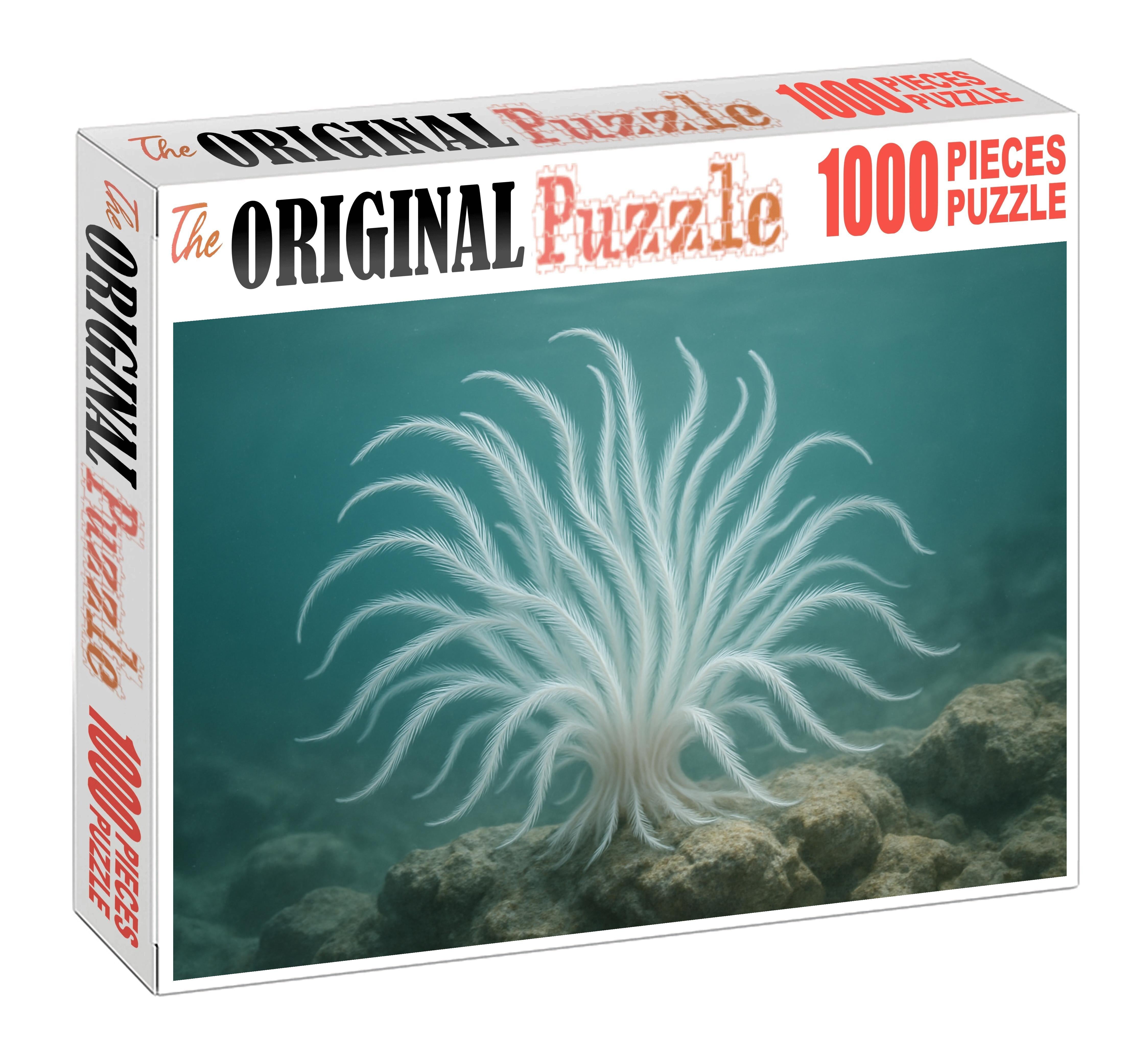 Ivory Feather Star Elegant Suspension Filter-feeder Family Puzzles