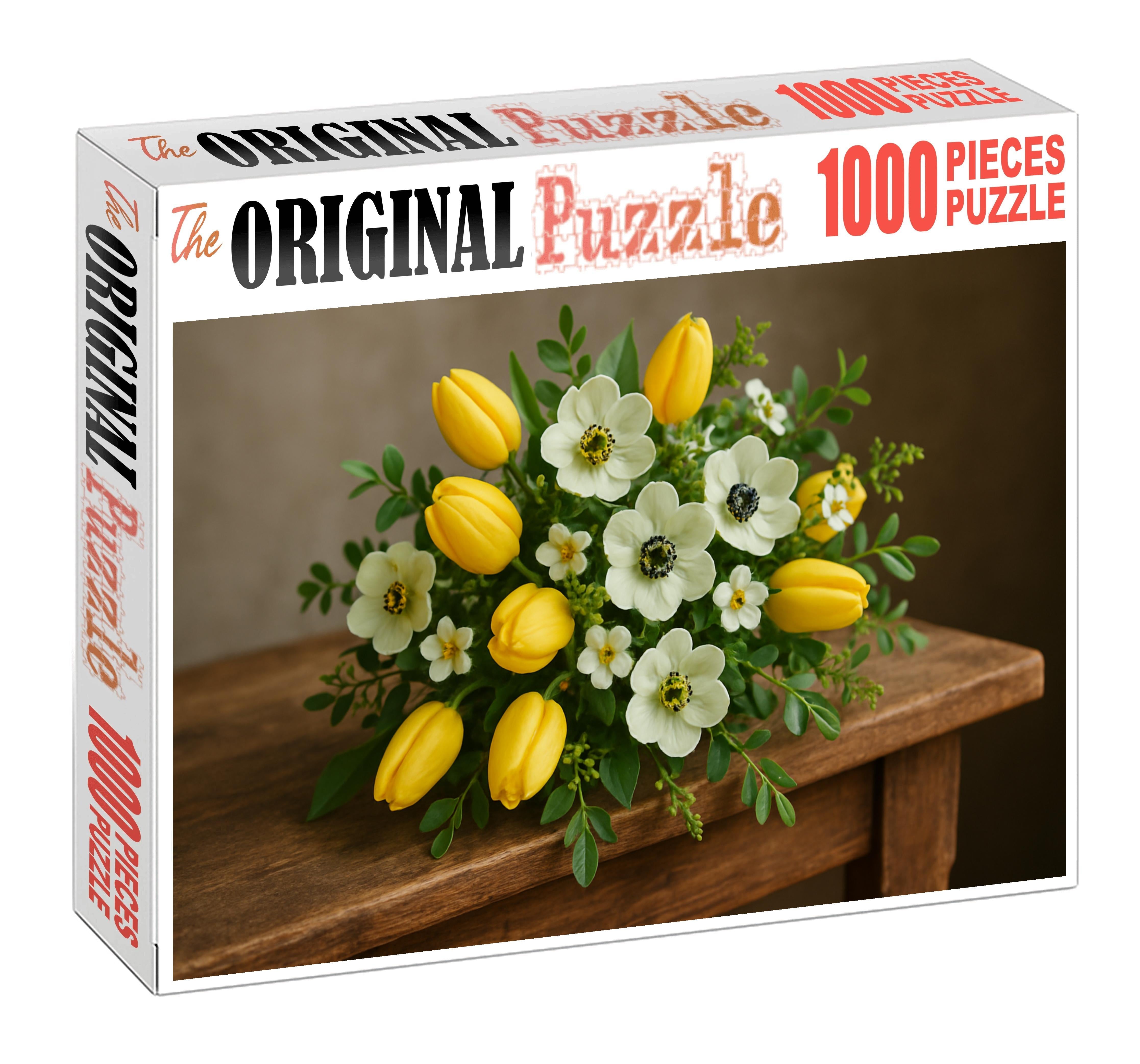 Bright Spring Meadow Table Challenging Puzzles